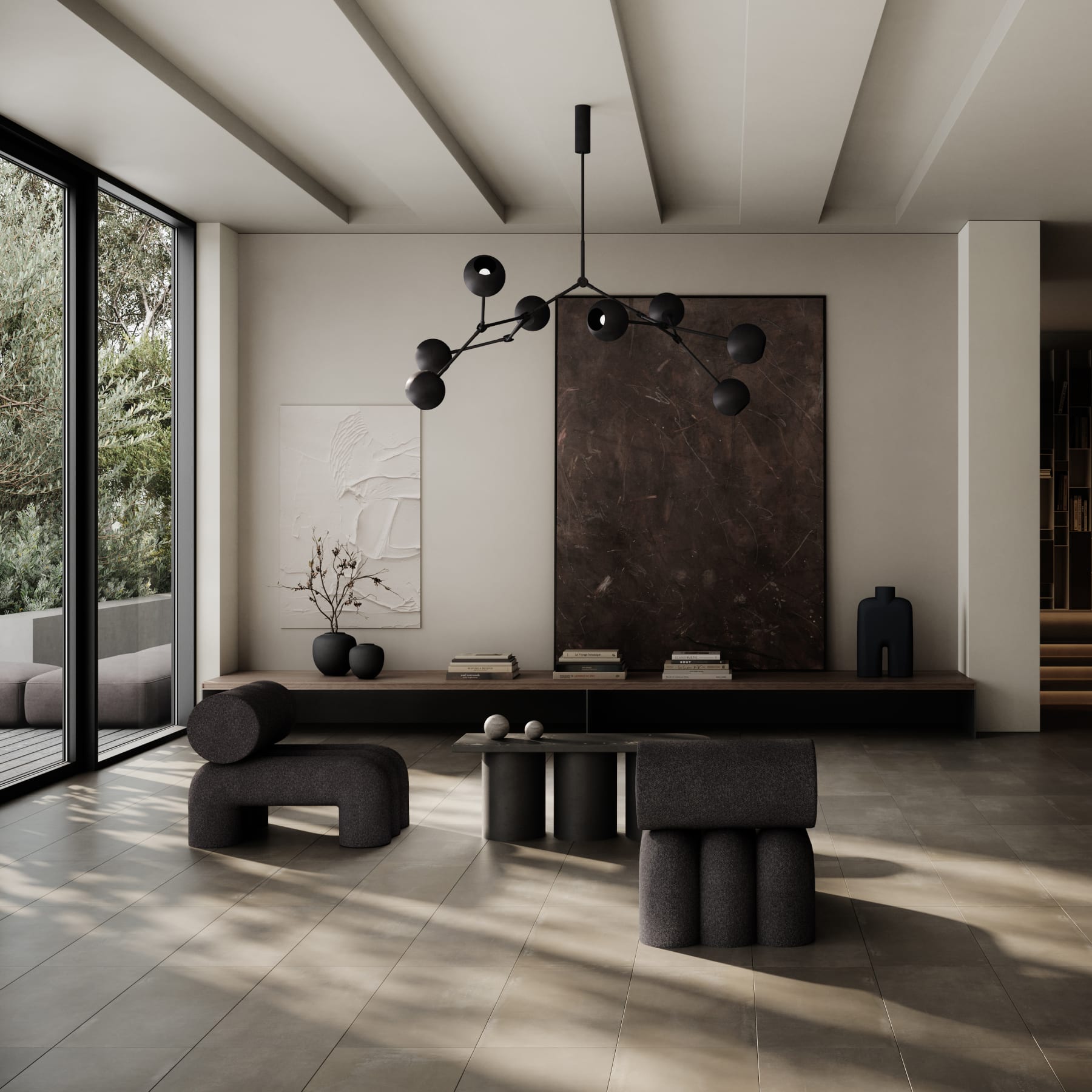 101 COPENHAGEN ΒΑΖΟ Βάζο Sunao Μεσαίο Μαύρο 30x30x13.2 101 COPENHAGEN