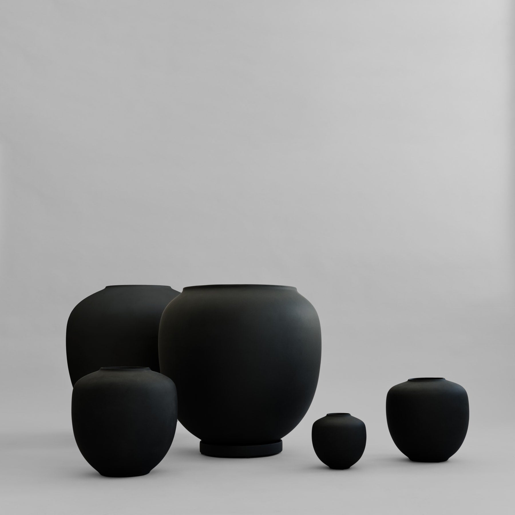 101 COPENHAGEN ΓΛΑΣΤΡΑ Γλάστρα Sunao Μεγάλη Μαύρη 53x53x34.5 101 COPENHAGEN
