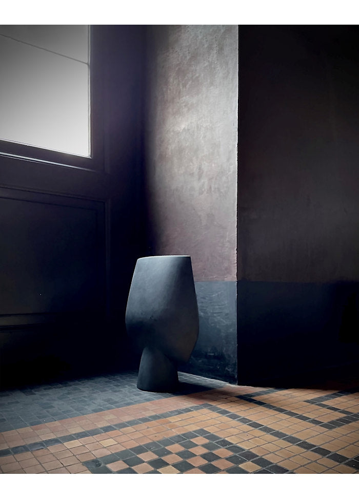 Βάζο Sphere Square Hexa Κεραμικό, Μαύρο Η60x 18 x 48cm, 101 COPENHAGEN