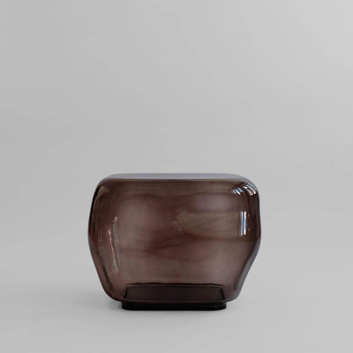 Γυάλινο Τραπεζάκι Καφέ Ishi Medio - Smoked Forest H40 x W52 x L52 cm 101 COPENHAGEN