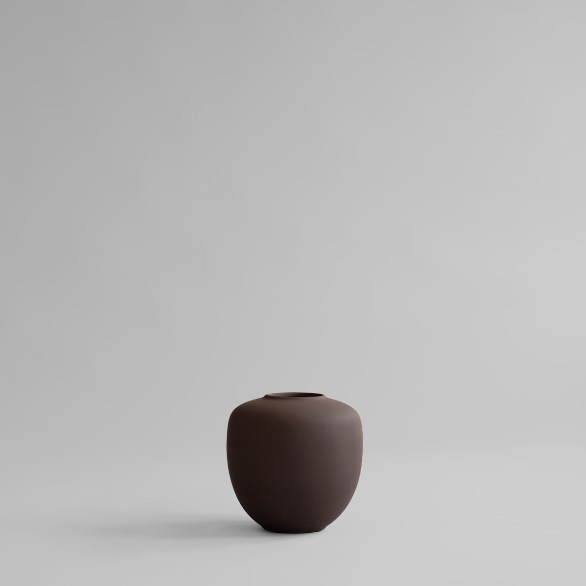 Βάζο Sunao Mini - Κεραμικό Σοκολατί H25 x W25 x L25 cm 101 COPENHAGEN