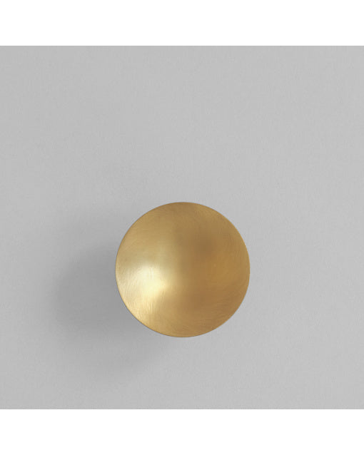 Διακοσμητικά Πόμολα/ Κρεμάστρα Set/2 HiHat Maxi Ορείχαλκος Brass Μεταλλικά H3 cm, Ø 6 cm 101 COPENHAGEN