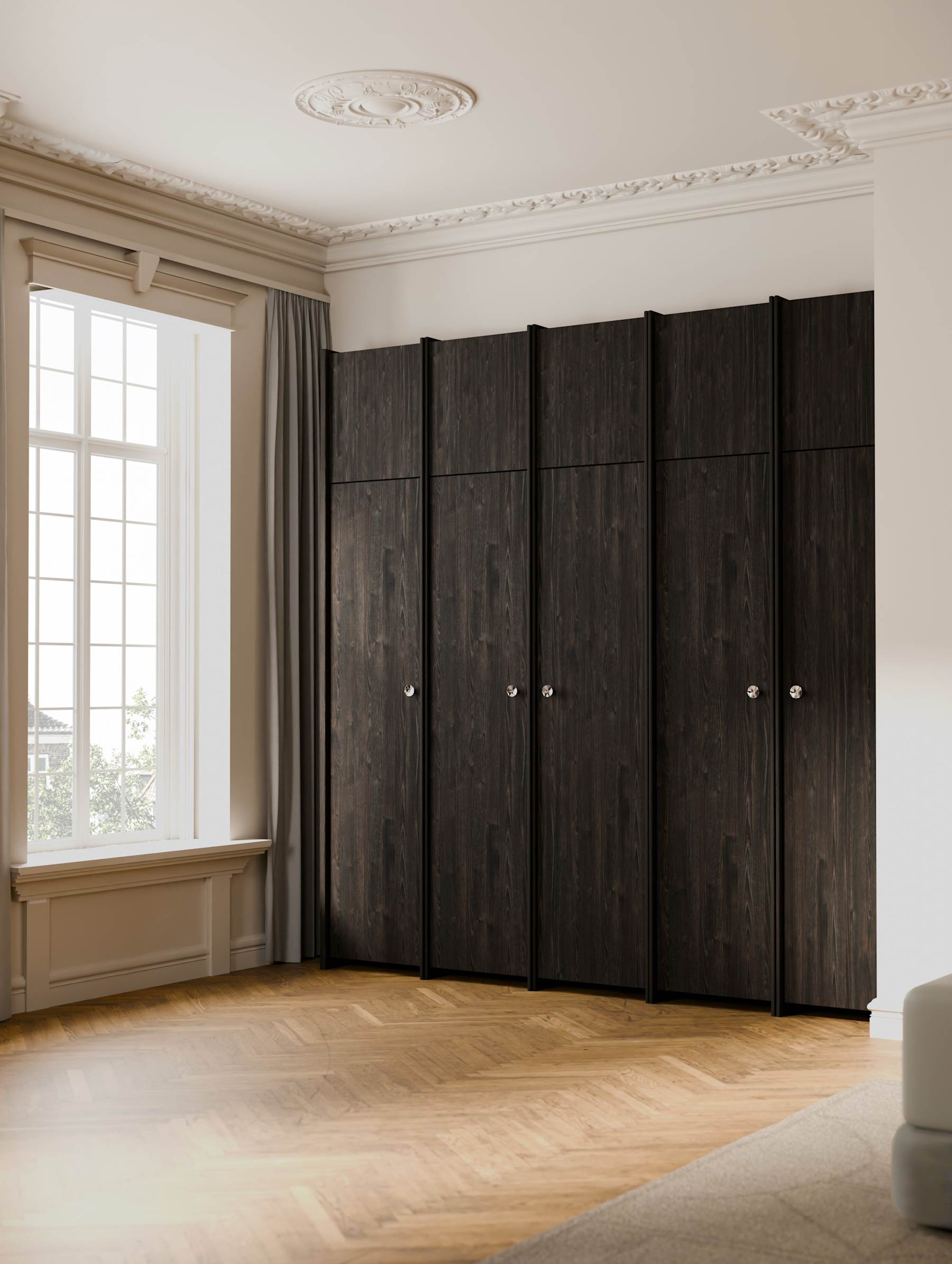 101 COPENHAGEN Διακοσμητικό Πόμολο Κρεμάστρα Διακοσμητικά Πόμολα / Κρεμάστρα HiHat Medio Set/2 Chrome Μεταλλικά L4,5 x W4,5 x H2,5 101 COPENHAGEN