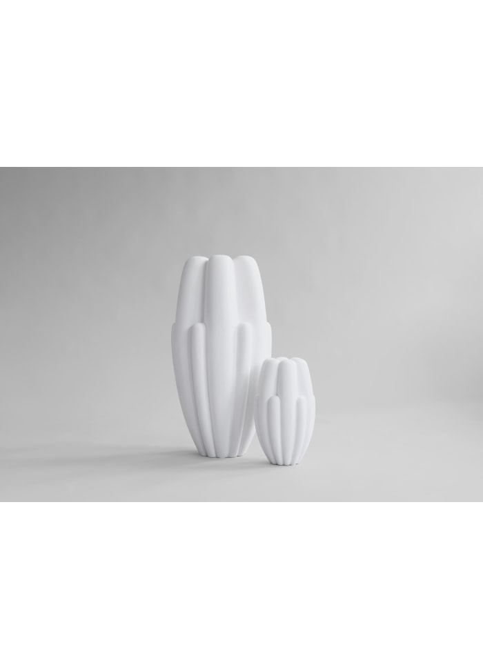 101 COPENHAGEN Βάζο Βάζο Bloom Slim Mini Κεραμικό Λευκό 19.5x19x34cm 101 COPENHAGEN