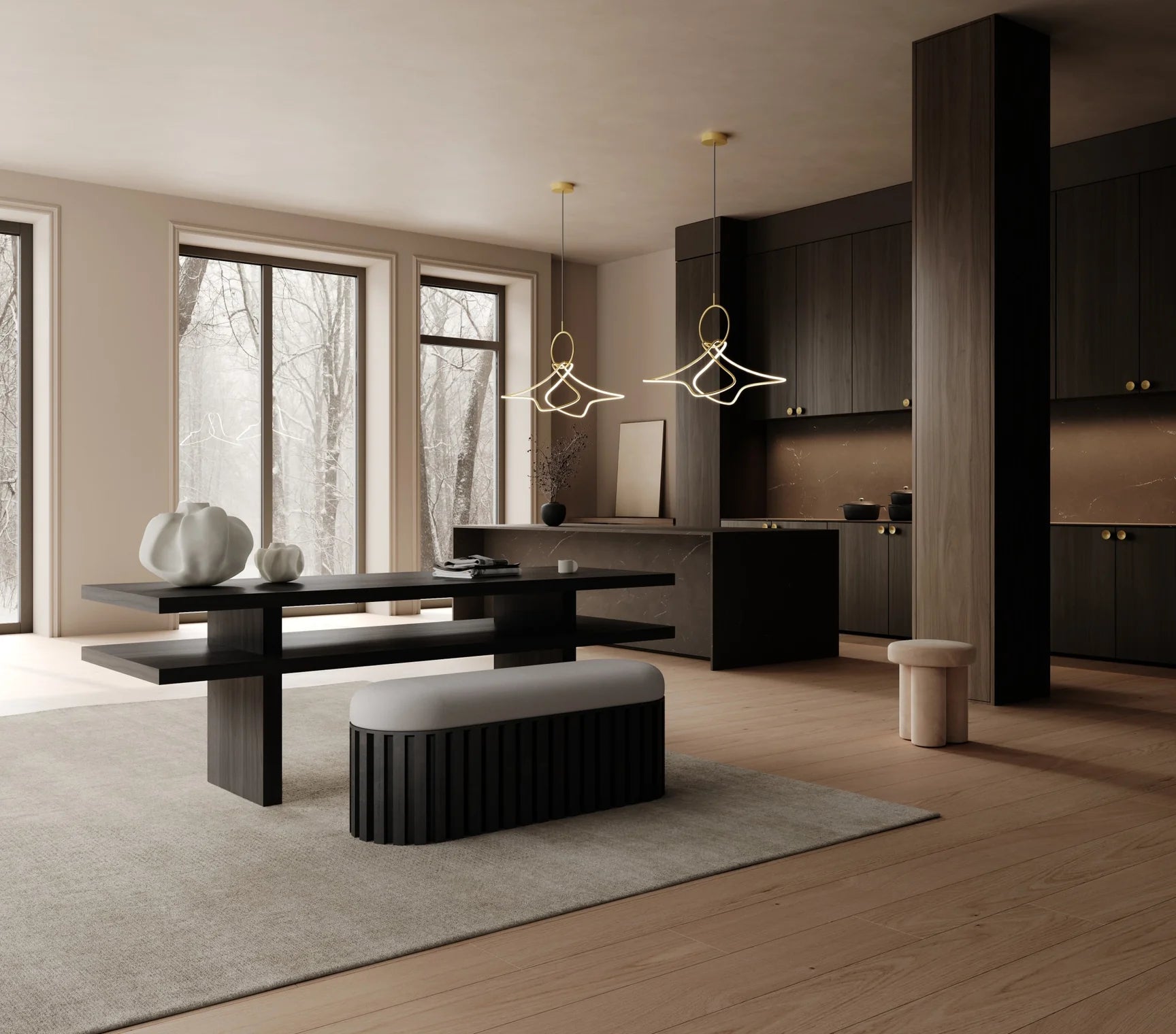 101 COPENHAGEN ΒΑΖΟ Βάζο Wabi Mini Birch Off White Κεραμικό L18 x W18 x H15 CM 101 COPENHAGEN