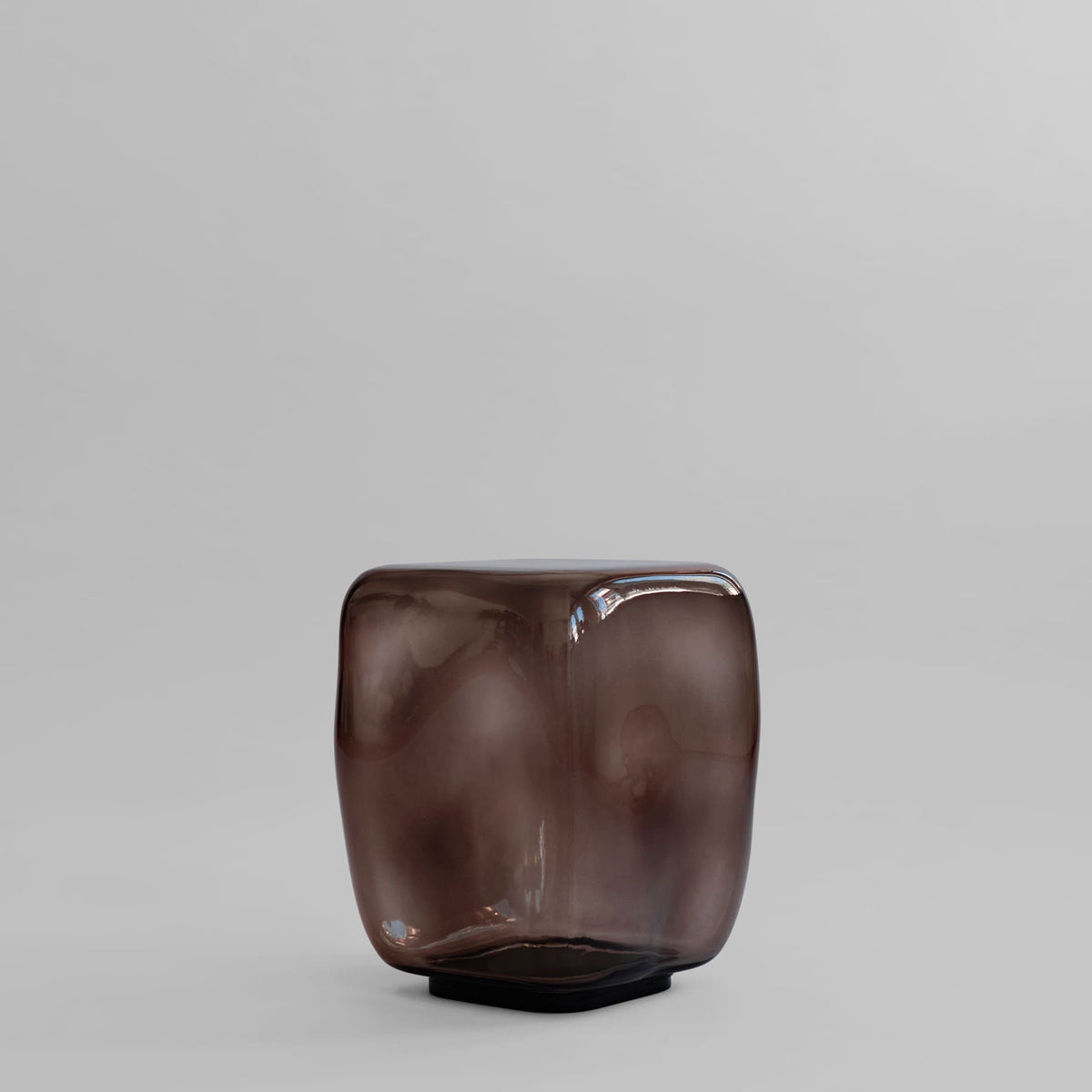 Γυάλινο Τραπεζάκι Καφέ Ishi Mini - Smoked Forest H40 x W32 x L32 cm 101 COPENHAGEN