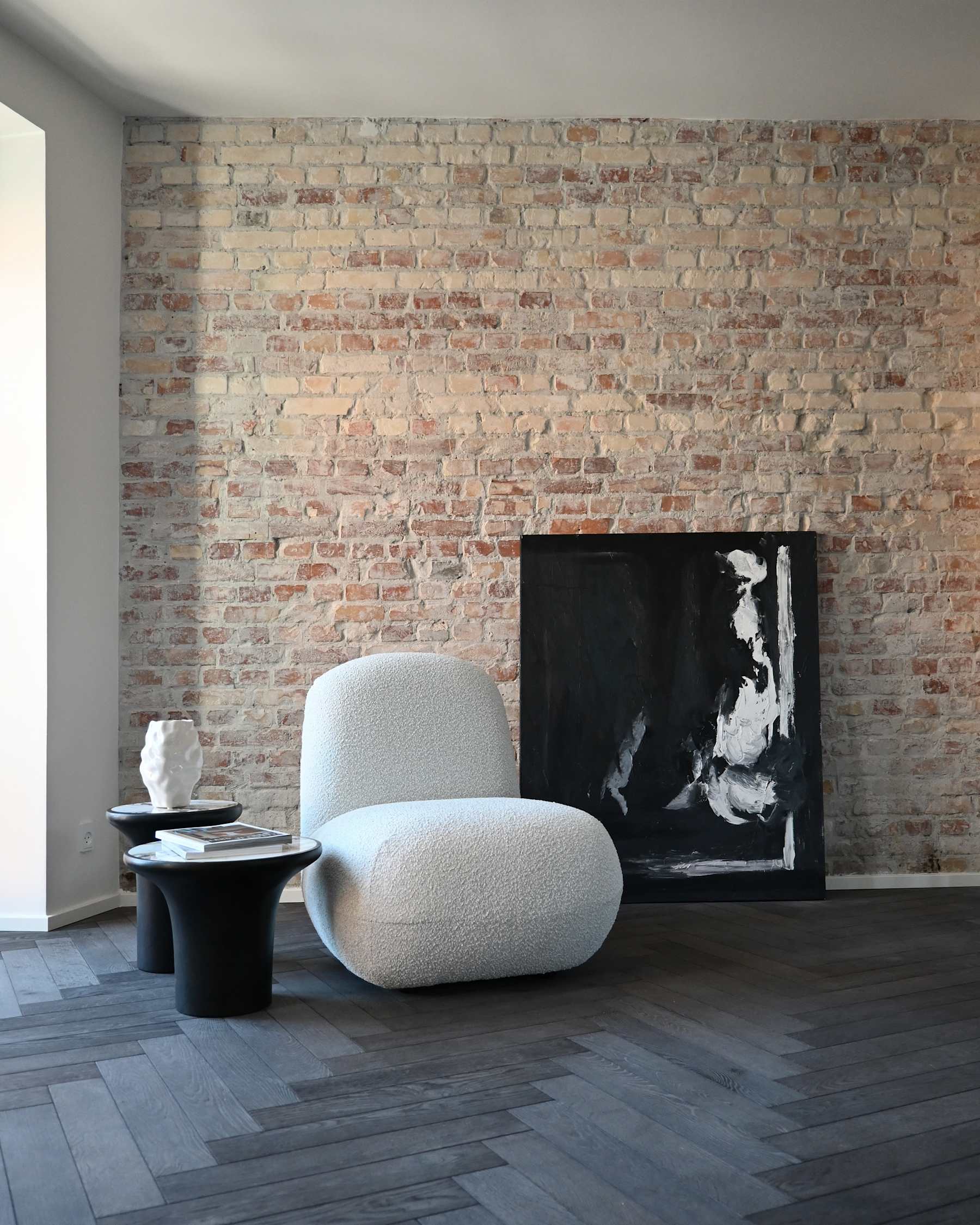 101 COPENHAGEN ΒΑΖΟ Βάζο Katachi Mini / Κεραμικό / Γυαλιστερό Φινίρισμα Birch L15 / W13.5/ H22.5 CM 101 COPENHAGEN