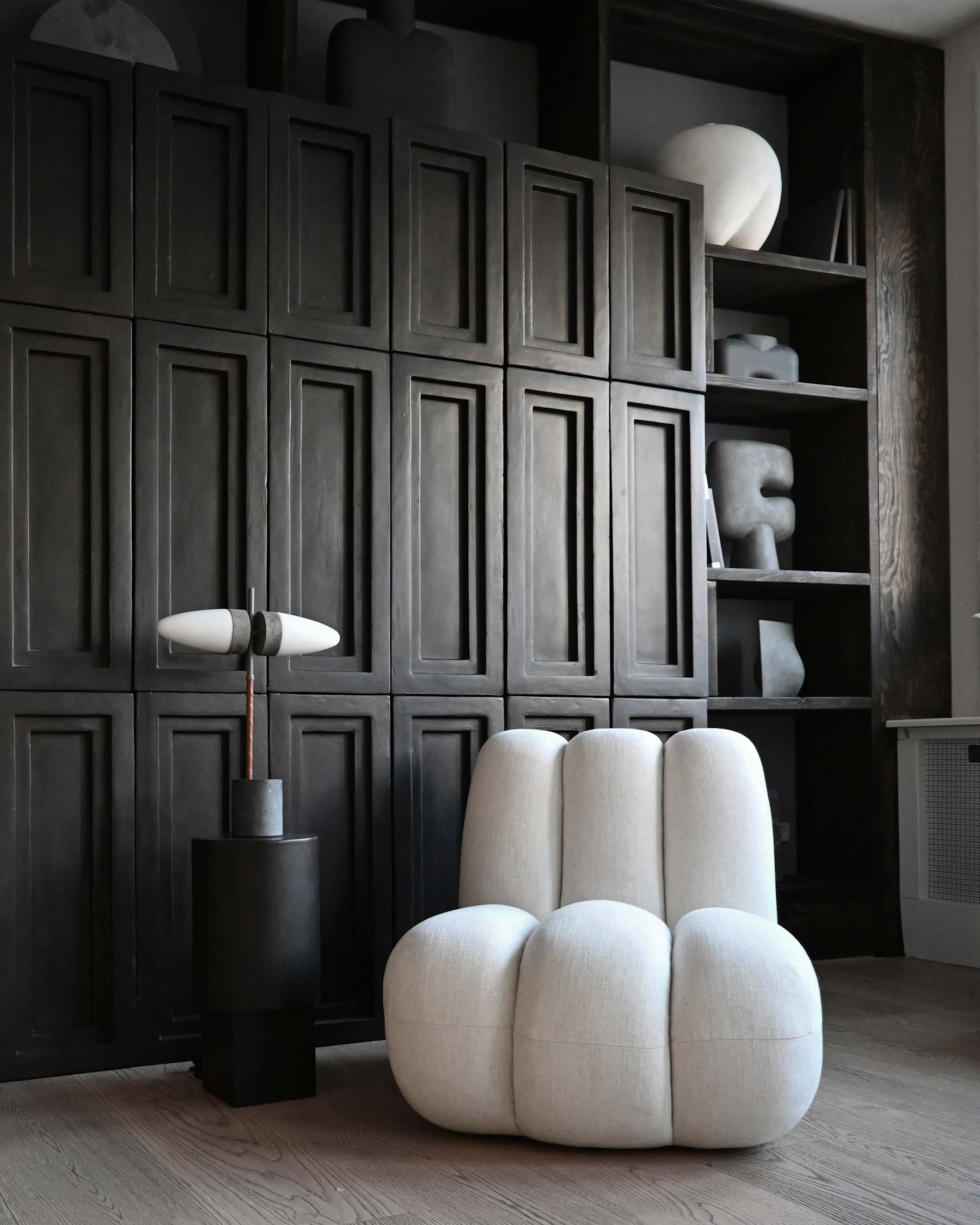 101 COPENHAGEN Βάζο Βάζο Tribal Big Γκρι Κεραμικό 45x14x34 cm 101 COPENHAGEN