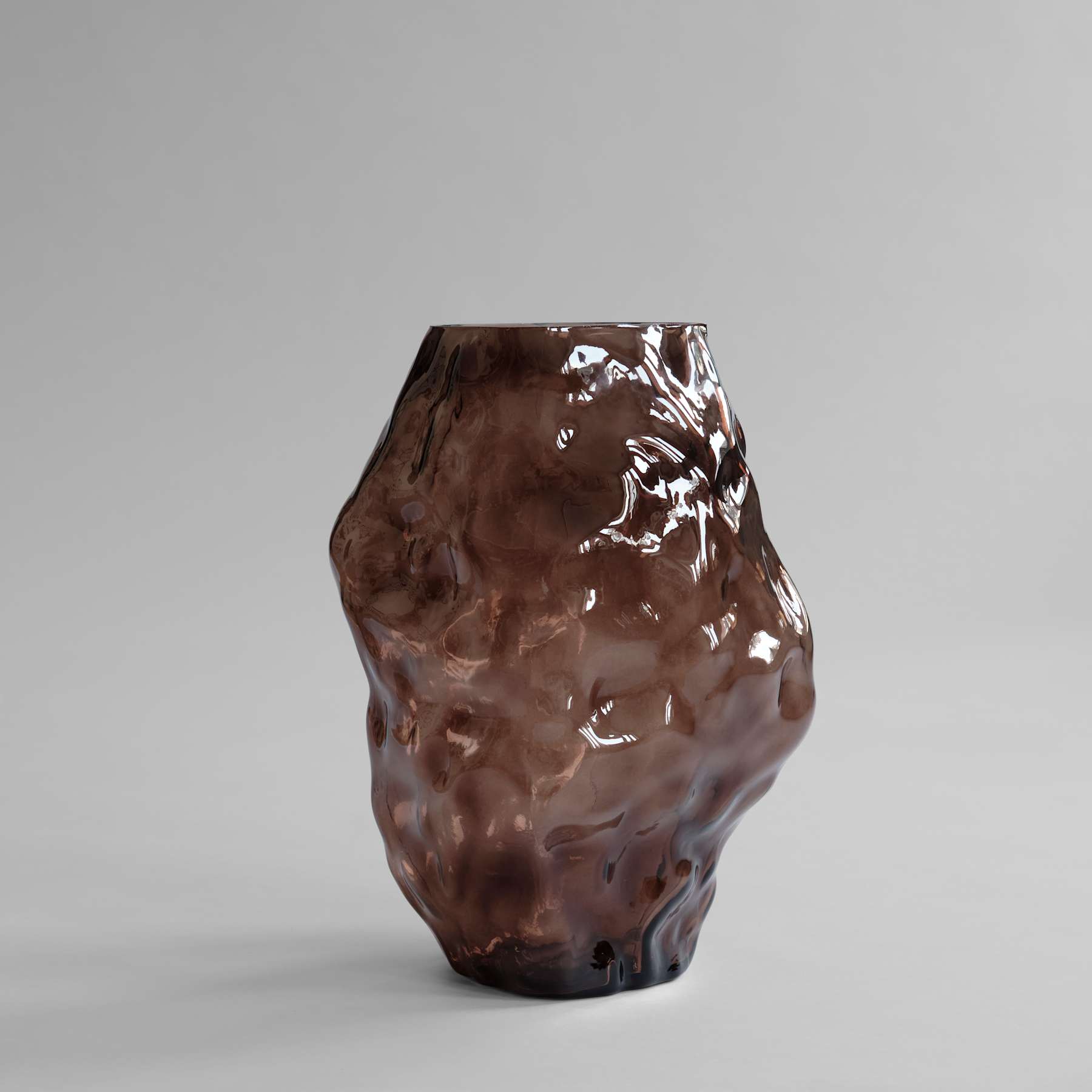 101 COPENHAGEN ΒΑΖΟ Βάζο Katachi Big / Γυάλινο / Smoked Forest L33.5 / W33.5 / H50 CM 101 COPENHAGEN