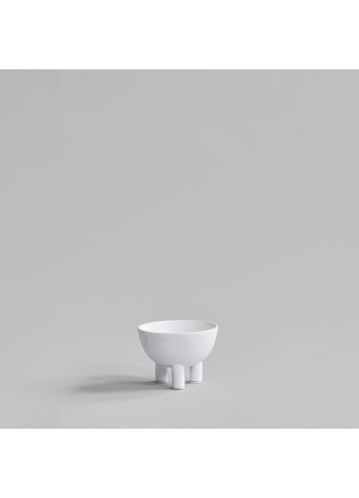 101 COPENHAGEN Διακοσμητικo Μπολ Duck Bowl, Mini - Bone Άσπρο H9,5xW12xL12cm 101 COPENHAGEN