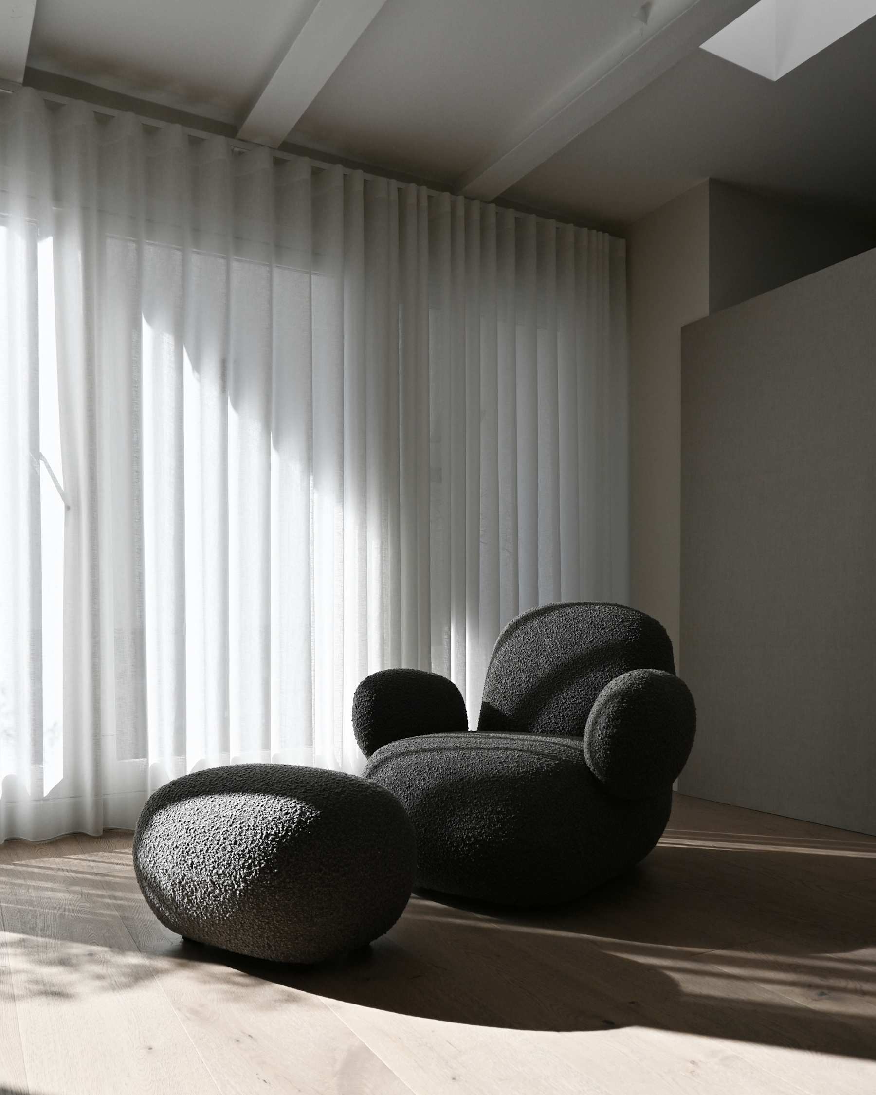 101 COPENHAGEN Πολυθρόνα Πολυθρόνα Toe Armchair Flat Deep Taupe (A2635) L94 x W100 x H80 101 COPENHAGEN