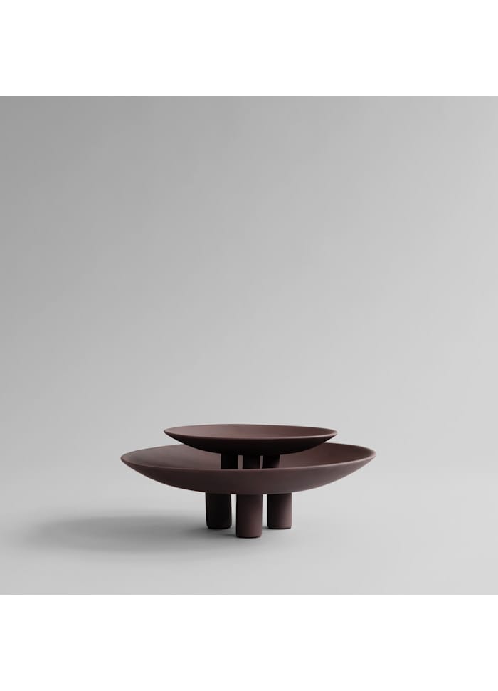 Πιατέλα Duck Big Chocolate Καφέ Κεραμική, 14x45x45cm, 101 COPENHAGEN