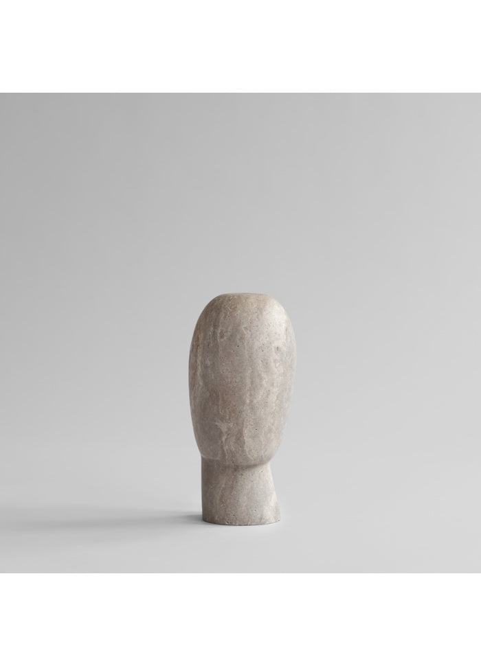 culpture, Medio - Silver Travertine H33 x L16 x W18 cm 101 COPENHAGEN