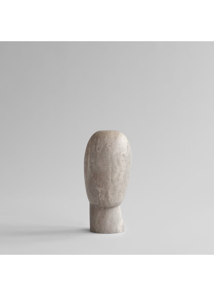 culpture, Medio - Silver Travertine H33 x L16 x W18 cm 101 COPENHAGEN