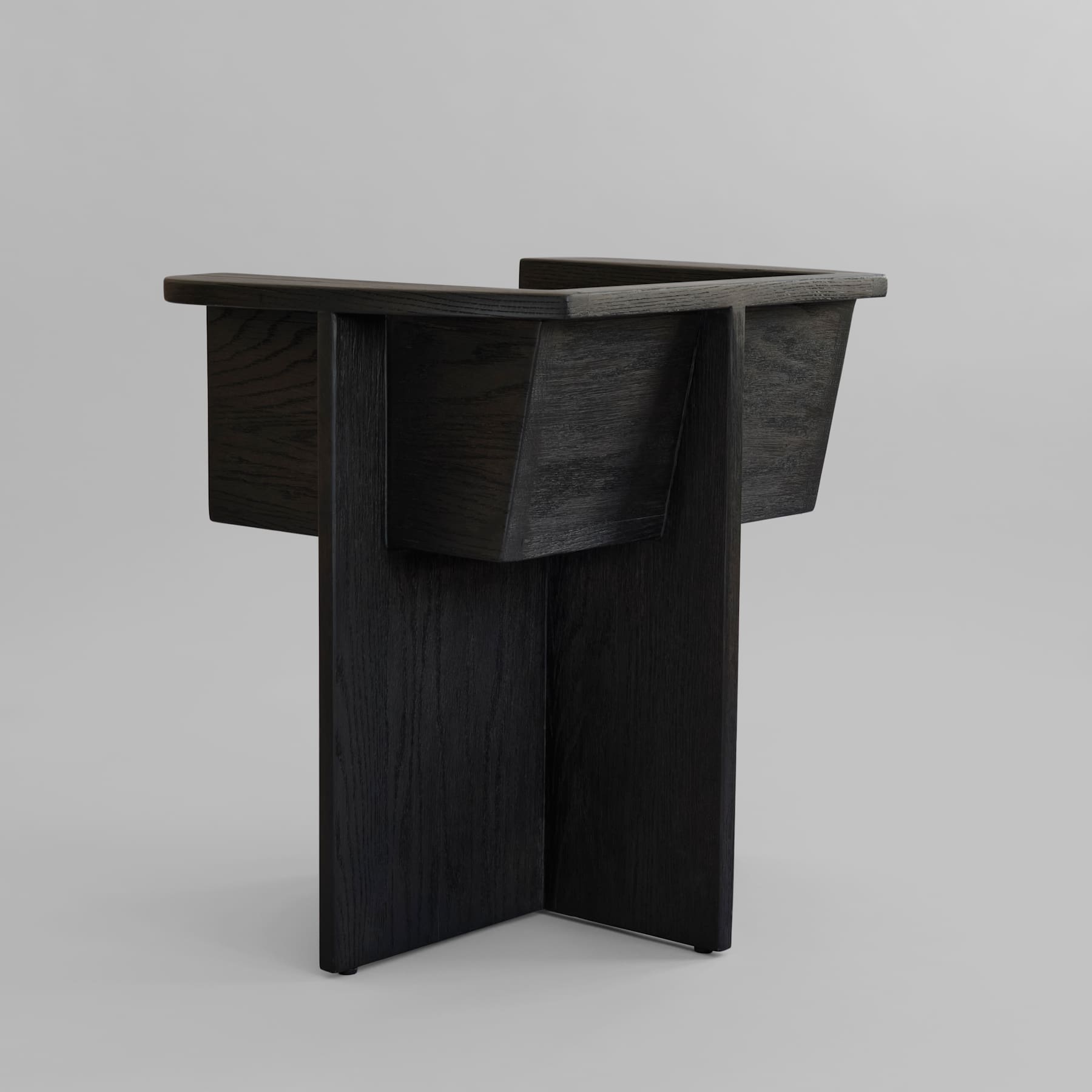 101 COPENHAGEN Καρεκλα Καρέκλα Τραπεζαρίας Brutus Dining Chair Coffee Black Δρυς L69 x W50 x H68 101 COPENHAGEN