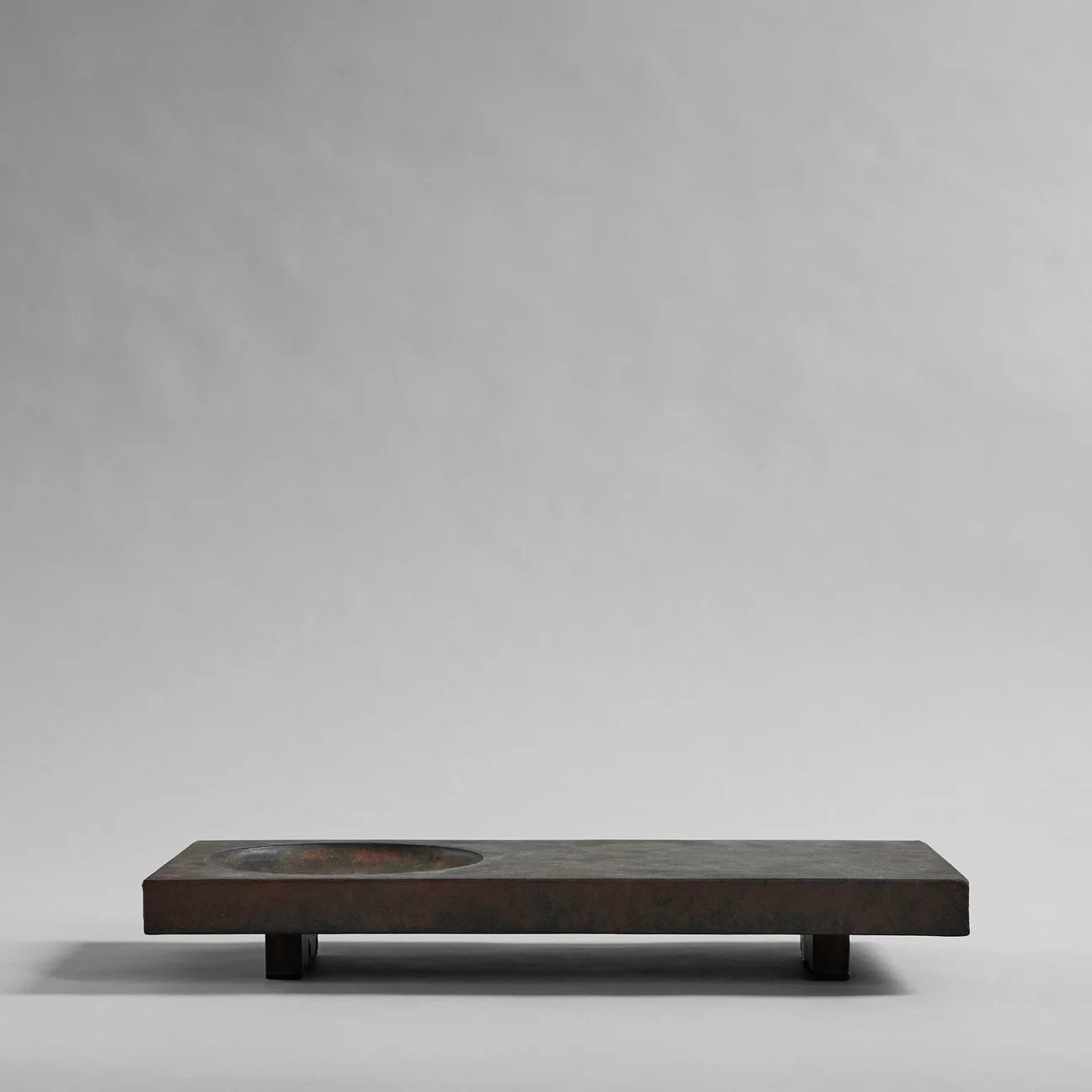 101 COPENHAGEN Διακοσμητική Πιατέλα Διακοσμητική πιατέλα, Oka Tray Σκούρο Καφέ Κεραμικό, L45/W20/H6 cm 101 COPENHAGEN (Copy)