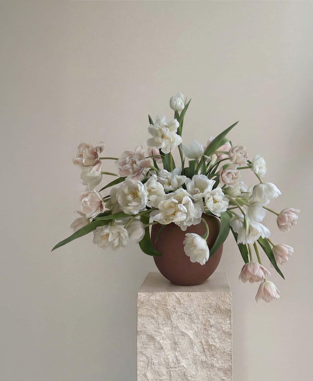 Βάζο Sunao Mini - Κεραμικό Ανοιχτό Καφέ H25 x W25 x L25 cm 101 COPENHAGEN