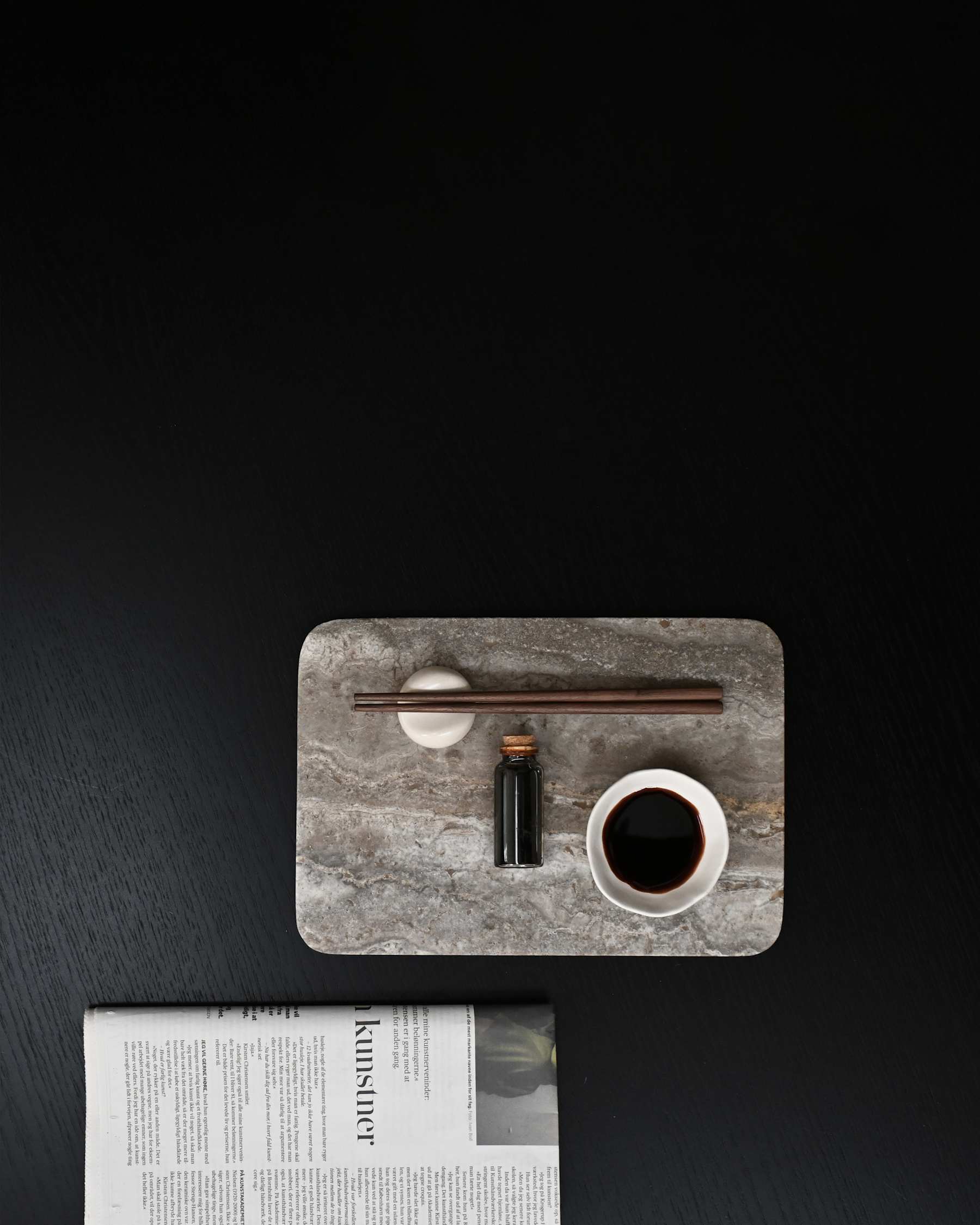 101 COPENHAGEN Δίσκος Σερβιρίσματος Δίσκος Enkei Tray Rectangular / Τραβερτίνη / Γήινες αποχρώσεις / Μικρός L30 x W20 x H1,51 01 COPENHAGEN