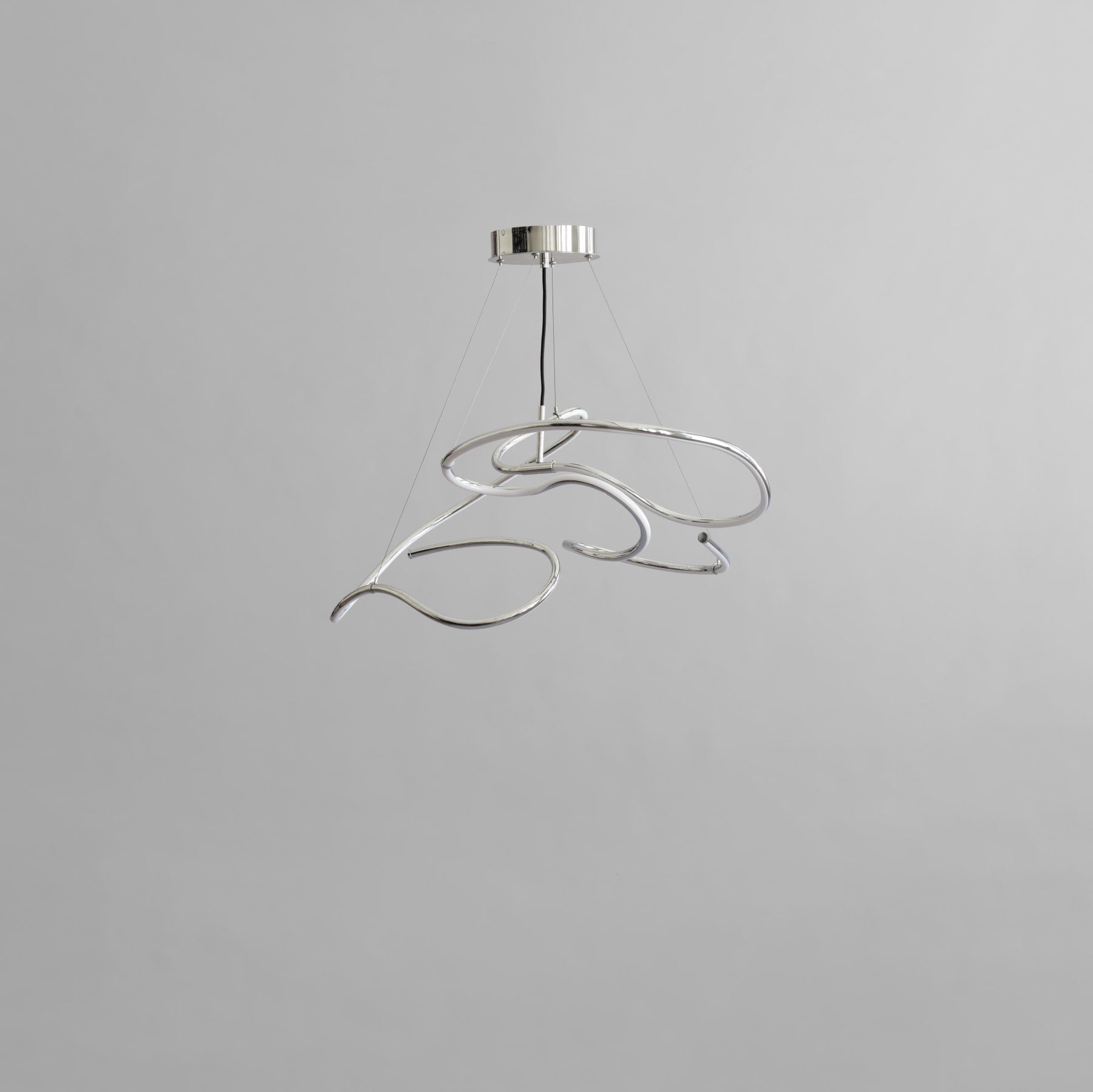 Φωτιστικό Οροφής Ghost Chandelier Mini - Chrome LED H40 x W62 x L116 cm 101 COPENHAGEN