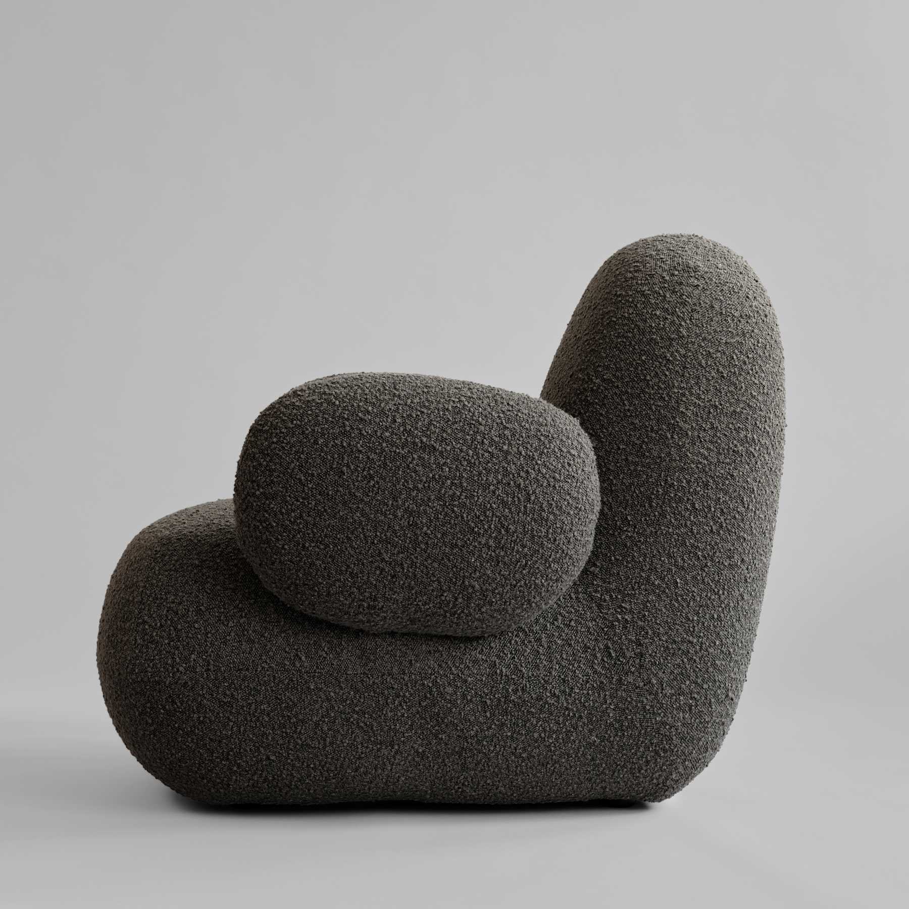 101 COPENHAGEN Πολυθρόνα Πολυθρόνα Toe Armchair Flat Deep Taupe (A2635) L94 x W100 x H80 101 COPENHAGEN