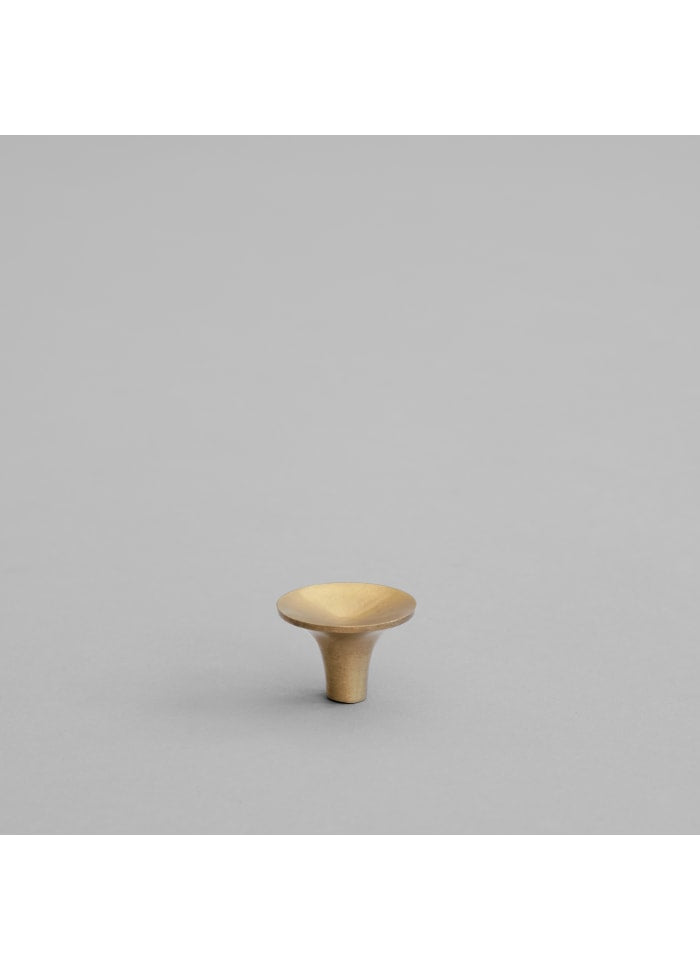 Διακοσμητικά Πόμολα/ Κρεμάστρα Set/2 HiHat Mini Ορείχαλκος Brass Μεταλλικά H2,5cm Ø 3,5cm 101 COPENHAGEN