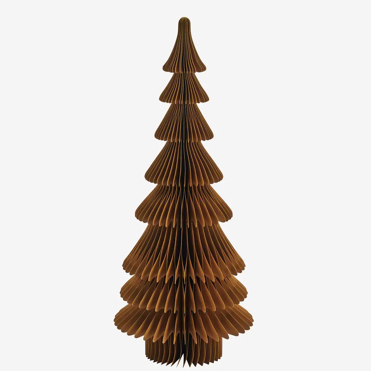 Χάρτινο Διακοσμητικό Χριστουγεννιάτικο Δέντρο - Ζεστό Πορτοκαλί Ø37 x H93 cm MADAM STOLTZ