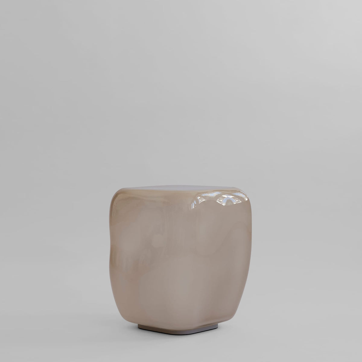 Γυάλινο Τραπεζάκι Καφέ Ishi Mini - Smoked Desert H40 x W32 x L32 cm 101 COPENHAGEN