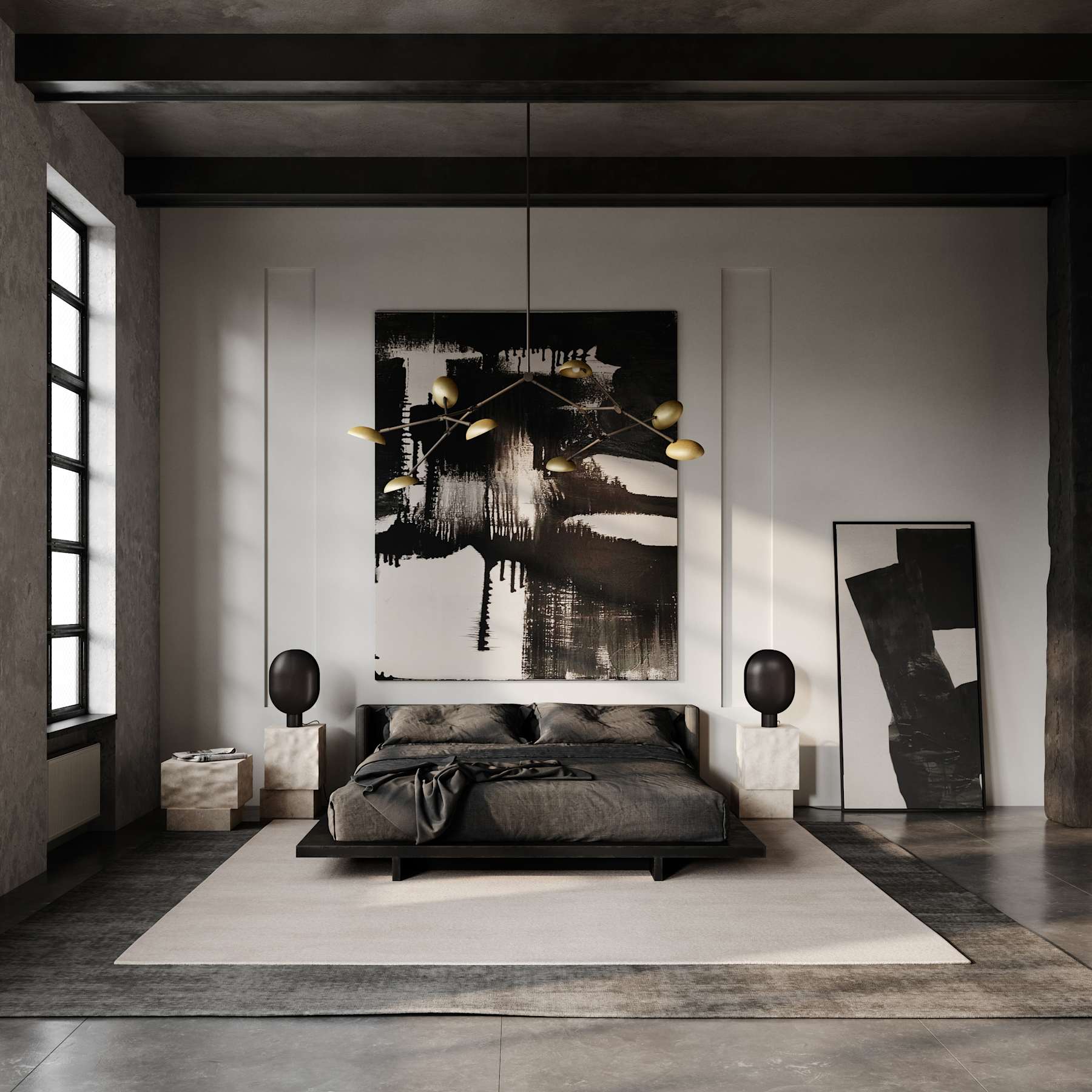 Φωτιστικό οροφής Drop Chandelier - Brass (5m) H73 cm x W121 cm x L154 cm 101 COPENHAGEN