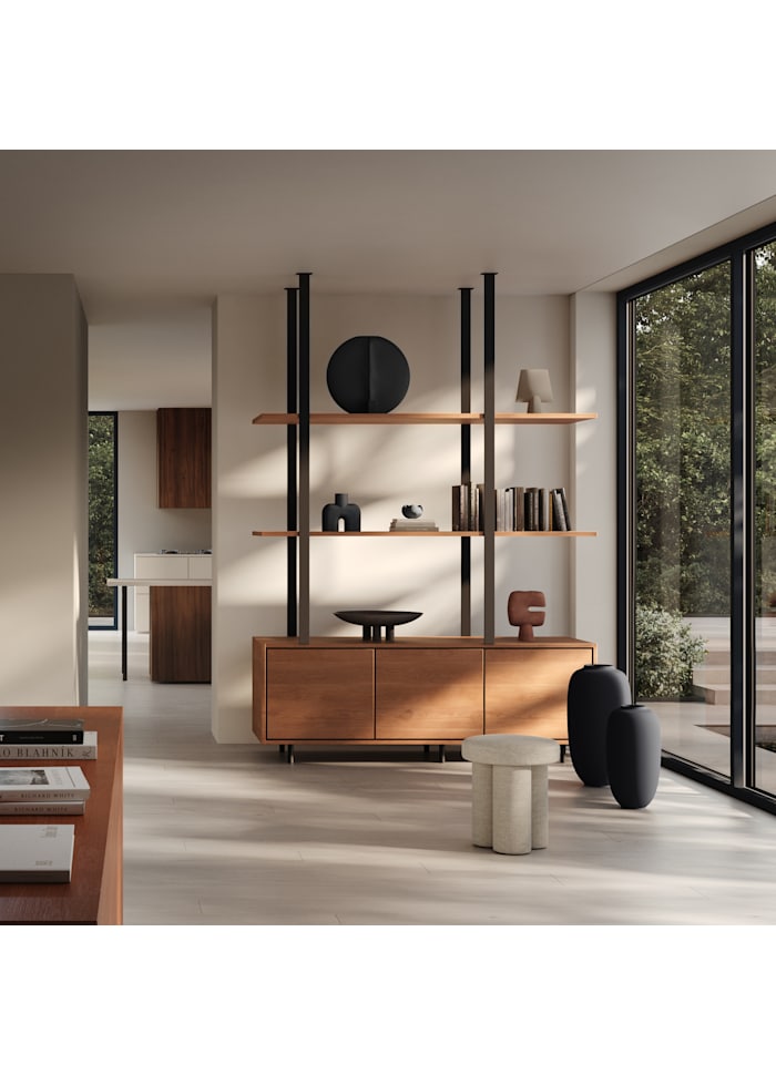 101 COPENHAGEN ΒΑΖΟ Βάζο Sunao Slim, Big Μαύρο Κεραμικό L28 x W28 x H54 101 COPENHAGEN