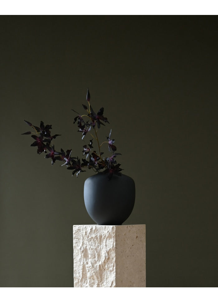 101 COPENHAGEN ΒΑΖΟ Βάζο Sunao Medio Μαύρο Kεραμικό H30x30x30 101 COPENHAGEN