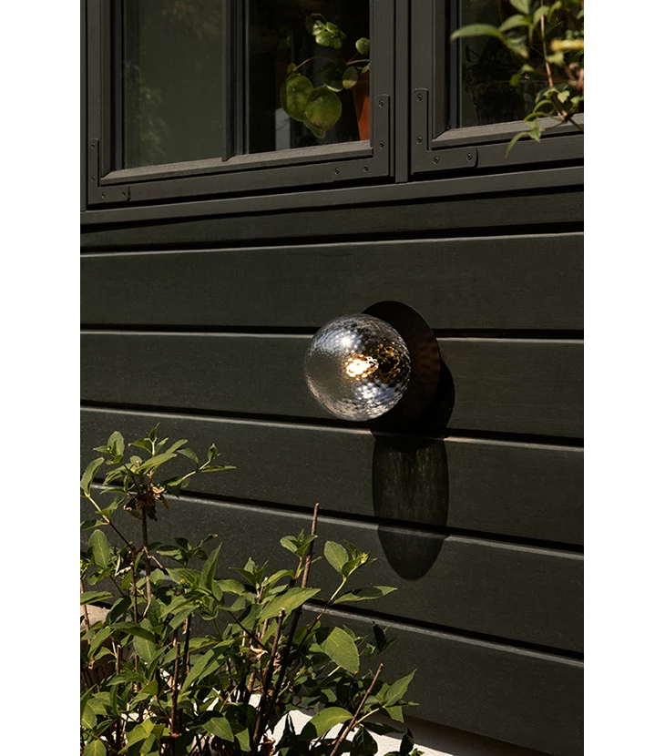 NUURA Φωτιστικό Τοίχου Φωτιστικό Τοίχου Liila 1 Outdoor Μέταλλο Μαύρο ø17x16.5, ø14 cm NUURA