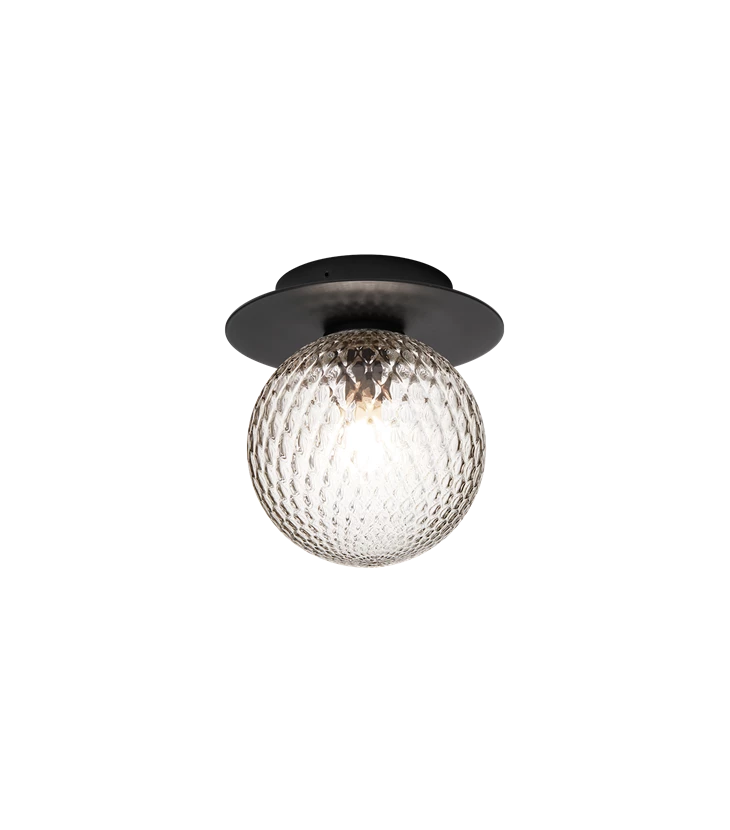 NUURA Φωτιστικό Τοίχου Φωτιστικό Τοίχου Liila 1 Outdoor Μέταλλο Μαύρο ø17x16.5, ø14 cm NUURA