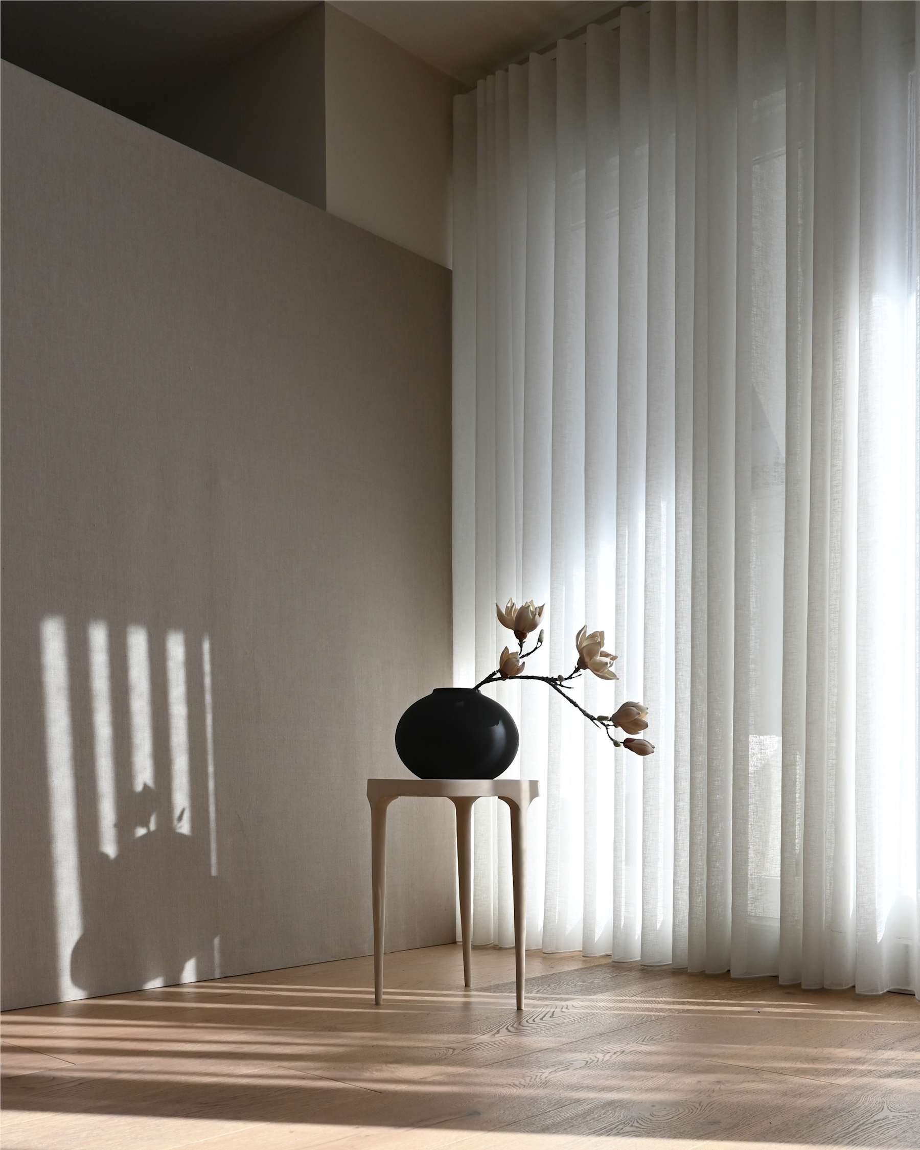 101 COPENHAGEN ΒΑΖΟ Βάζο Sunao Fat Mini Μαύρο / Κεραμικό L28 x W28 x H22 101 COPENHAGEN