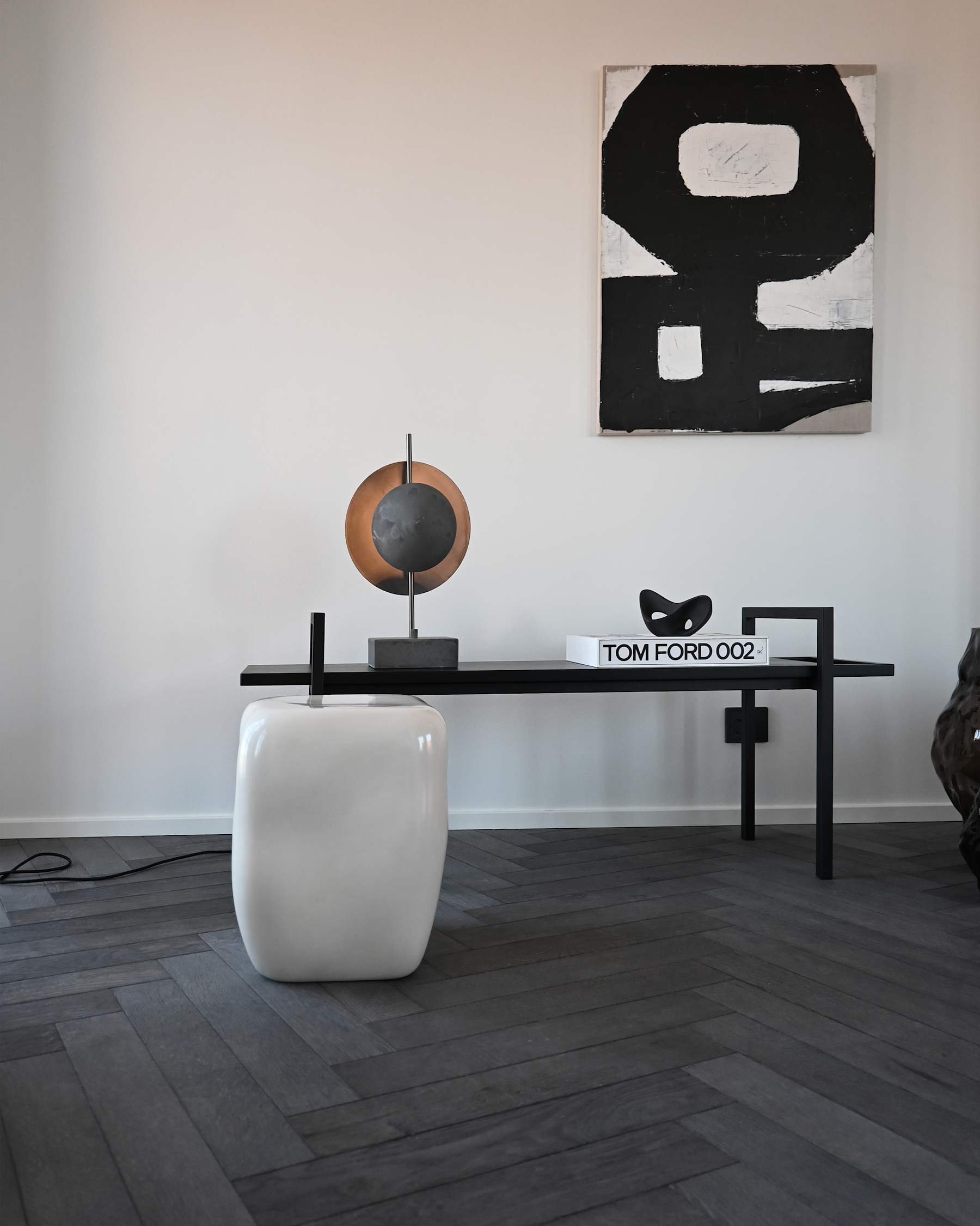 Κεραμικό Τραπεζάκι Καφέ Ishi Mini - Υψηλής Γυαλάδας Άσπρο Birch H40,5 x W30,5 x L30 cm101 COPENHAGEN