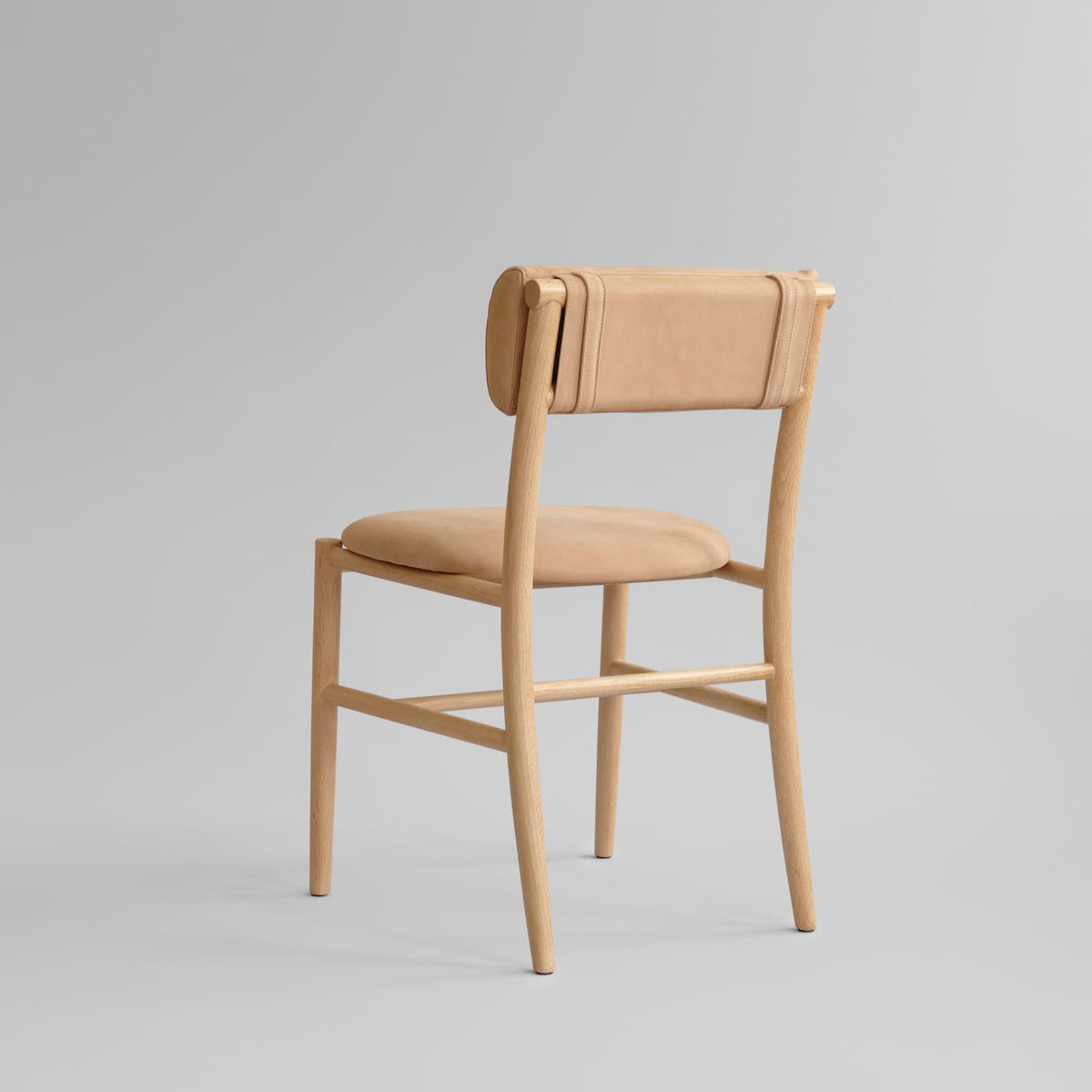 Καρέκλα Τραπεζαρίας Nama - Φυσική Δρυς Δέρμα Nubuck H79,5 x W54 x L50 cm 101 COPENHAGEN