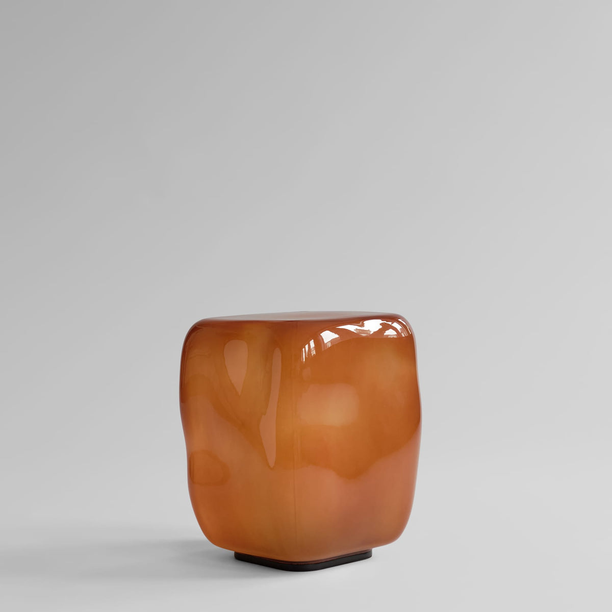 Γυάλινο Τραπεζάκι Καφέ Ishi Mini - Caramel H40 x W32 x L32 cm 101 COPENHAGEN