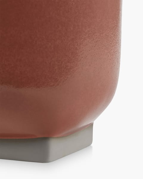 Κασπώ Flower Pot 02 - Κεραμικό Καφέ L20.5 x W20.5 x H19.5 cm SERAX