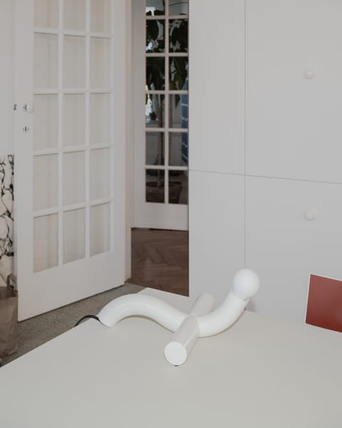 Επιτραπέζιο Φωτιστικό La Due Bianca - Άσπρο Ατσάλι L36 x W29 x H12.2 cm SERAX