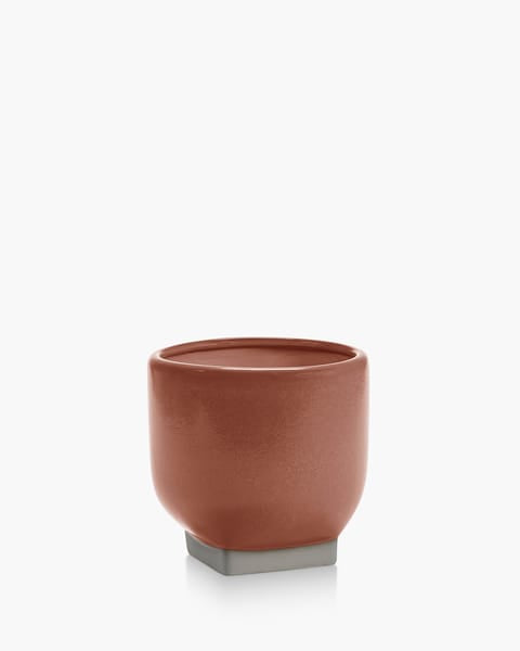 Κασπώ Flower Pot 02 - Κεραμικό Καφέ L20.5 x W20.5 x H19.5 cm SERAX