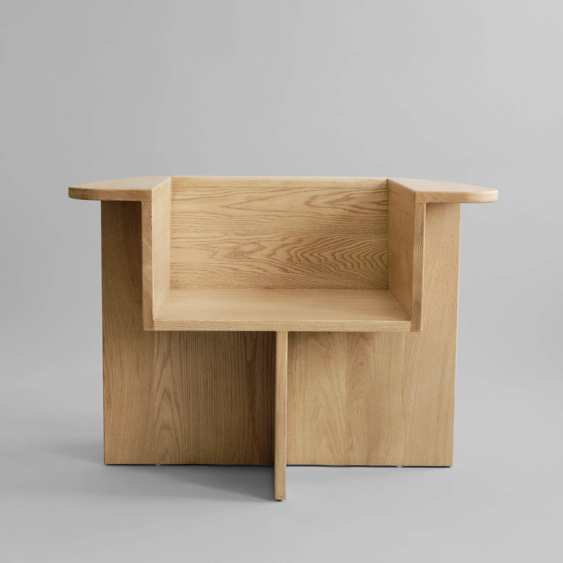 101 COPENHAGEN Καρεκλα Καρέκλα Brutus Lounge Chair - Natural Oak L63 x W92 x H65 101 COPENHAGEN
