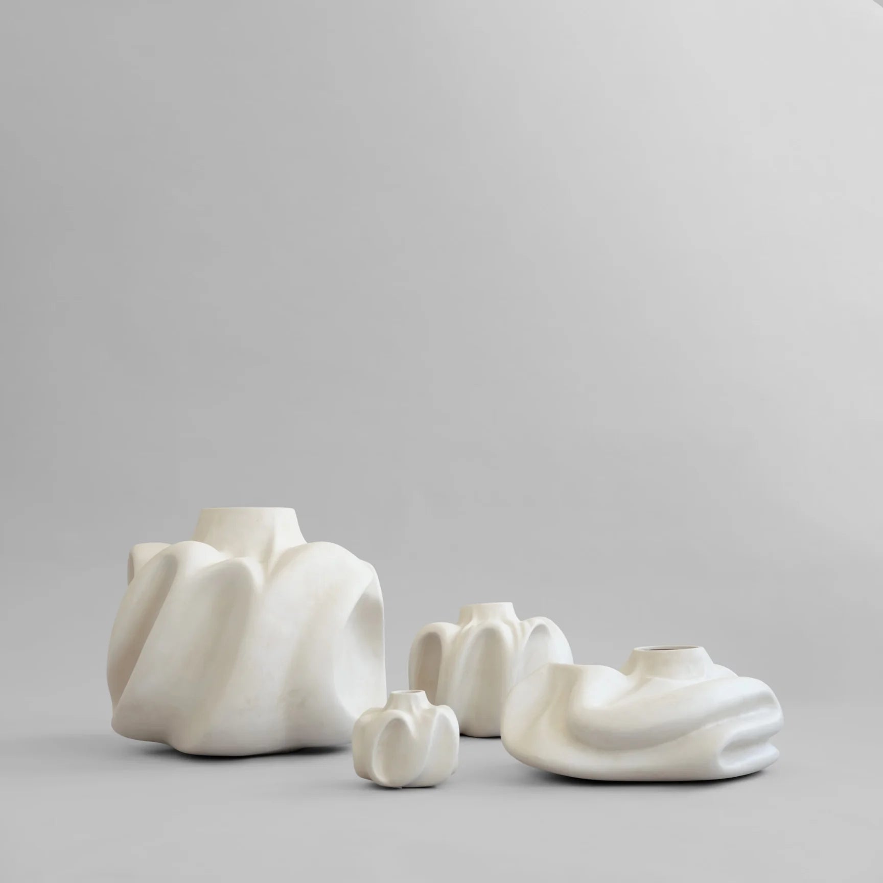 101 COPENHAGEN ΒΑΖΟ Βάζο Wabi Mini Birch Off White Κεραμικό L18 x W18 x H15 CM 101 COPENHAGEN