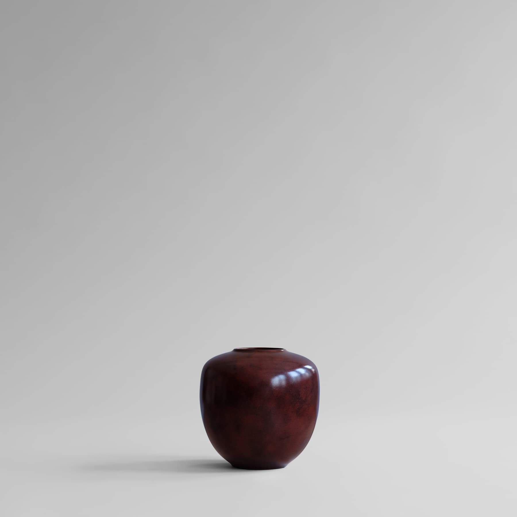 Βάζο Sunao Mini - Κεραμικό Μπορντό H25 x W25 x L25 cm 101 COPENHAGEN