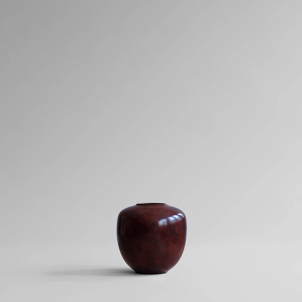 Βάζο Sunao Mini - Κεραμικό Μπορντό H25 x W25 x L25 cm 101 COPENHAGEN