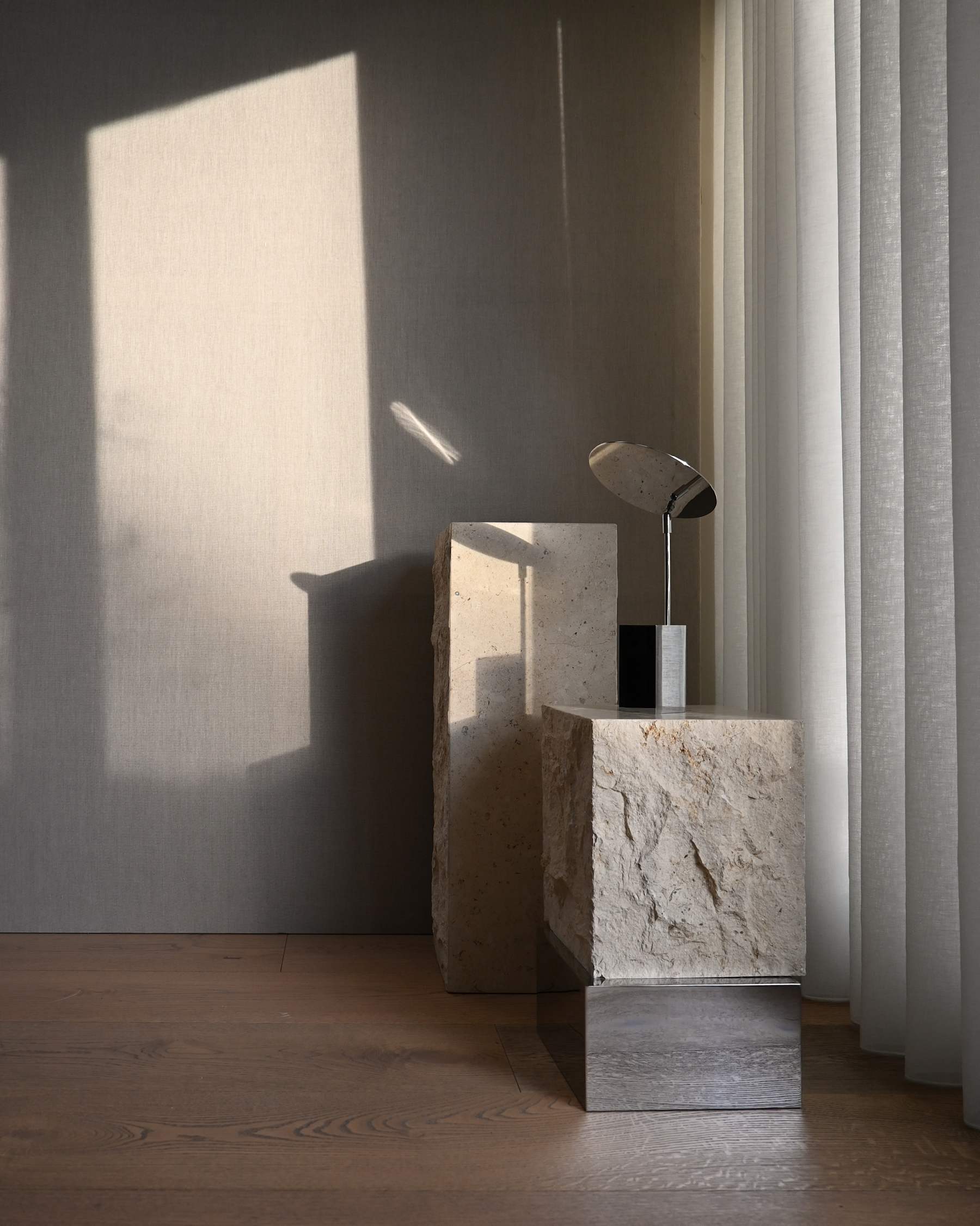 Επιτραπέζιο Φωτιστικό Reflect Lamp - Μεταλλικό Χρώμιο L8 x W8 x H39 cm E14 101 COPENHAGEN