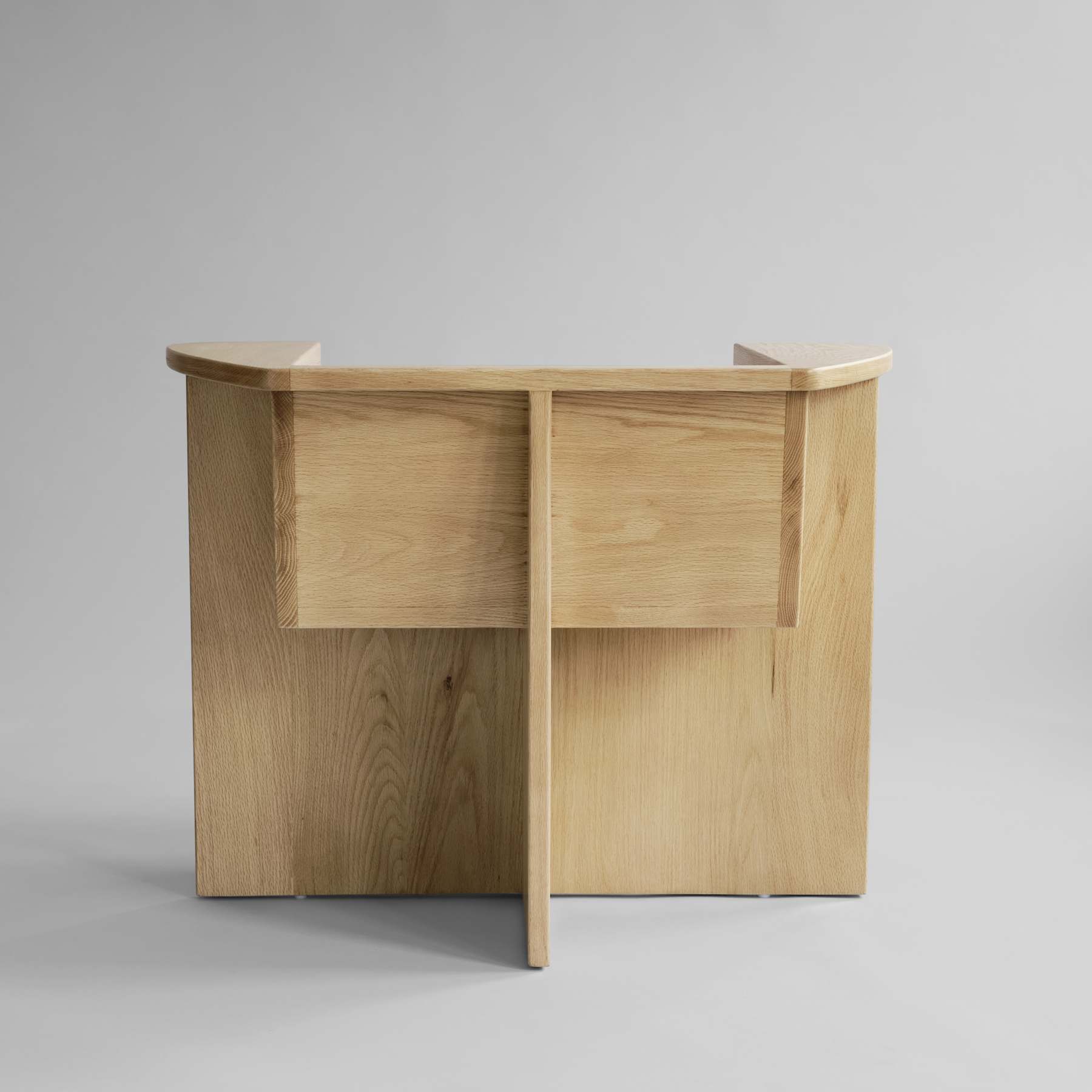 Καρέκλα Σαλονιού Brutus - Φυσικό Ξύλο Δρυός H65 x W92 x L63 cm 101 COPENHAGEN