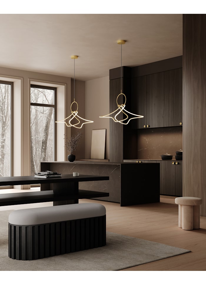 Διακοσμητικά Πόμολα/Κρεμάστρα Set/2 HiHat Medio Ορειχαλκος Brass Μεταλλικά Η2,5cm Ø 4.5 cm 101 COPENHAGEN