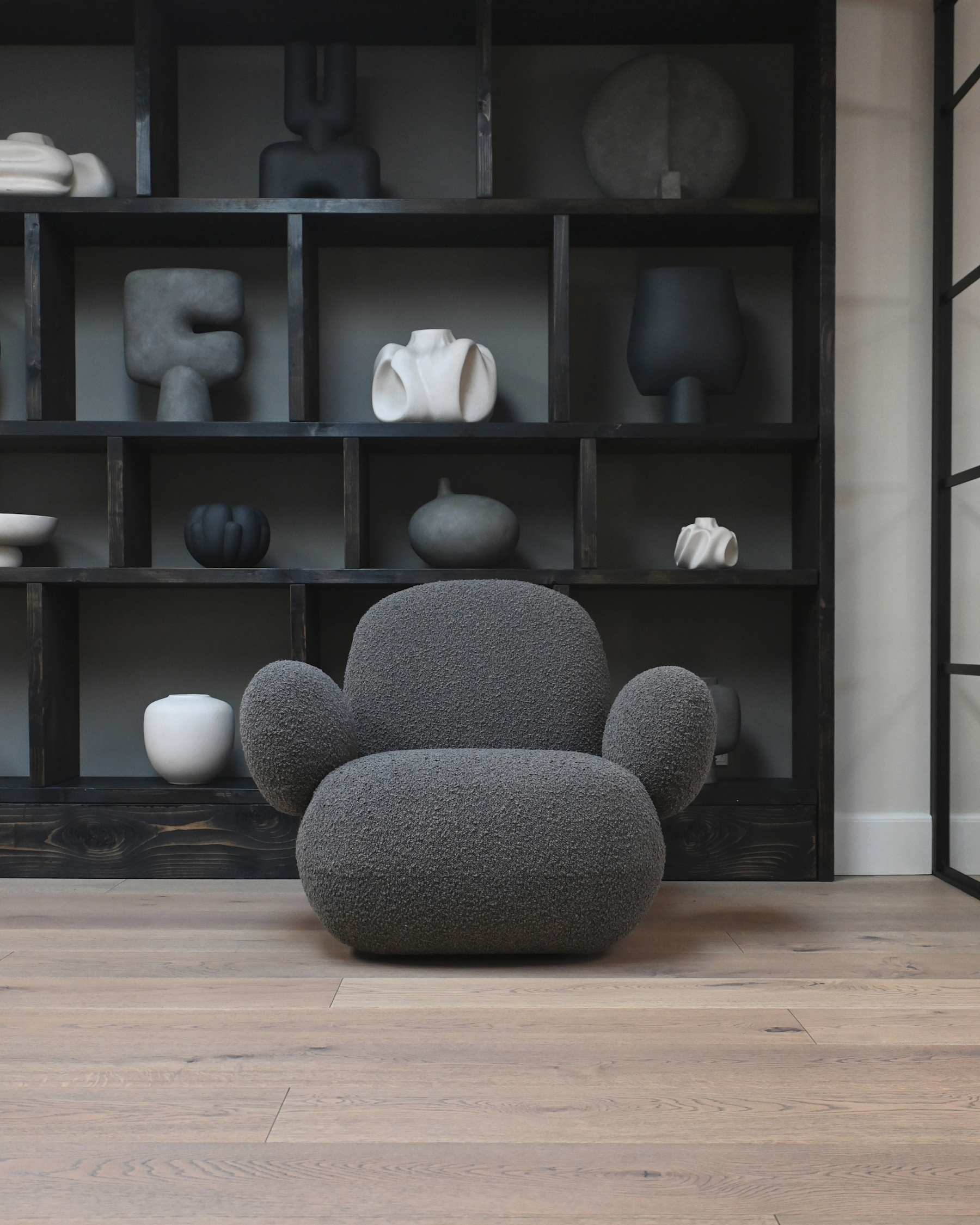 101 COPENHAGEN Πολυθρόνα Πολυθρόνα Toe Armchair Flat Deep Taupe (A2635) L94 x W100 x H80 101 COPENHAGEN