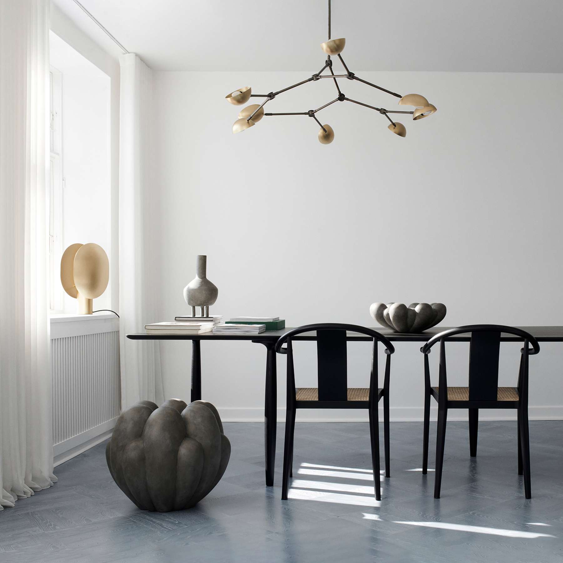 Φωτιστικό οροφής Drop Chandelier - Brass (5m) H73 cm x W121 cm x L154 cm 101 COPENHAGEN