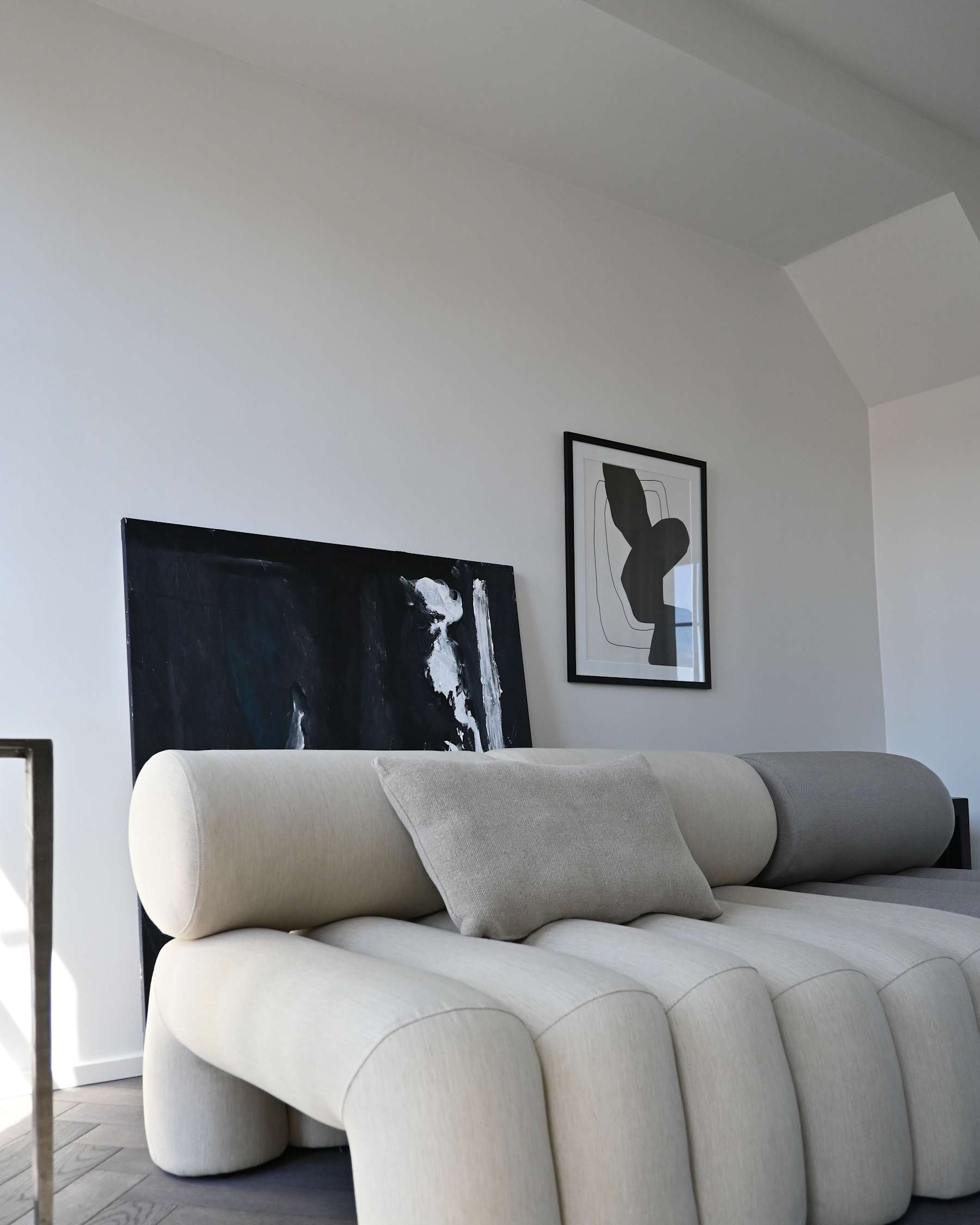 Μαξιλάρι Καρέκλας Σαλονιού Brutus Makura 11 - Λινό Απόχρωση Sand (8047-2) H10 x W36 x L60 cm 101 COPENHAGEN