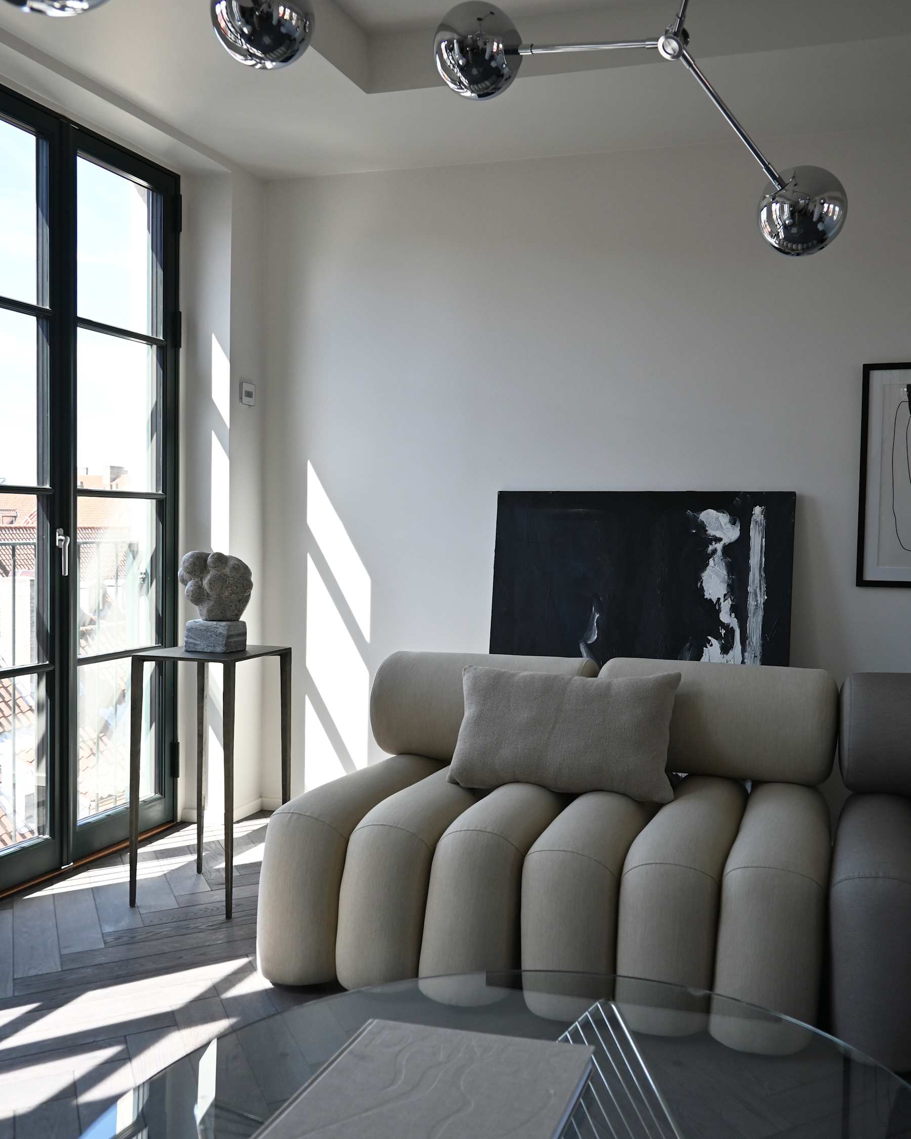 Μαξιλάρι Καρέκλας Σαλονιού Brutus Makura 11 - Λινό Απόχρωση Sand (8047-2) H10 x W36 x L60 cm 101 COPENHAGEN